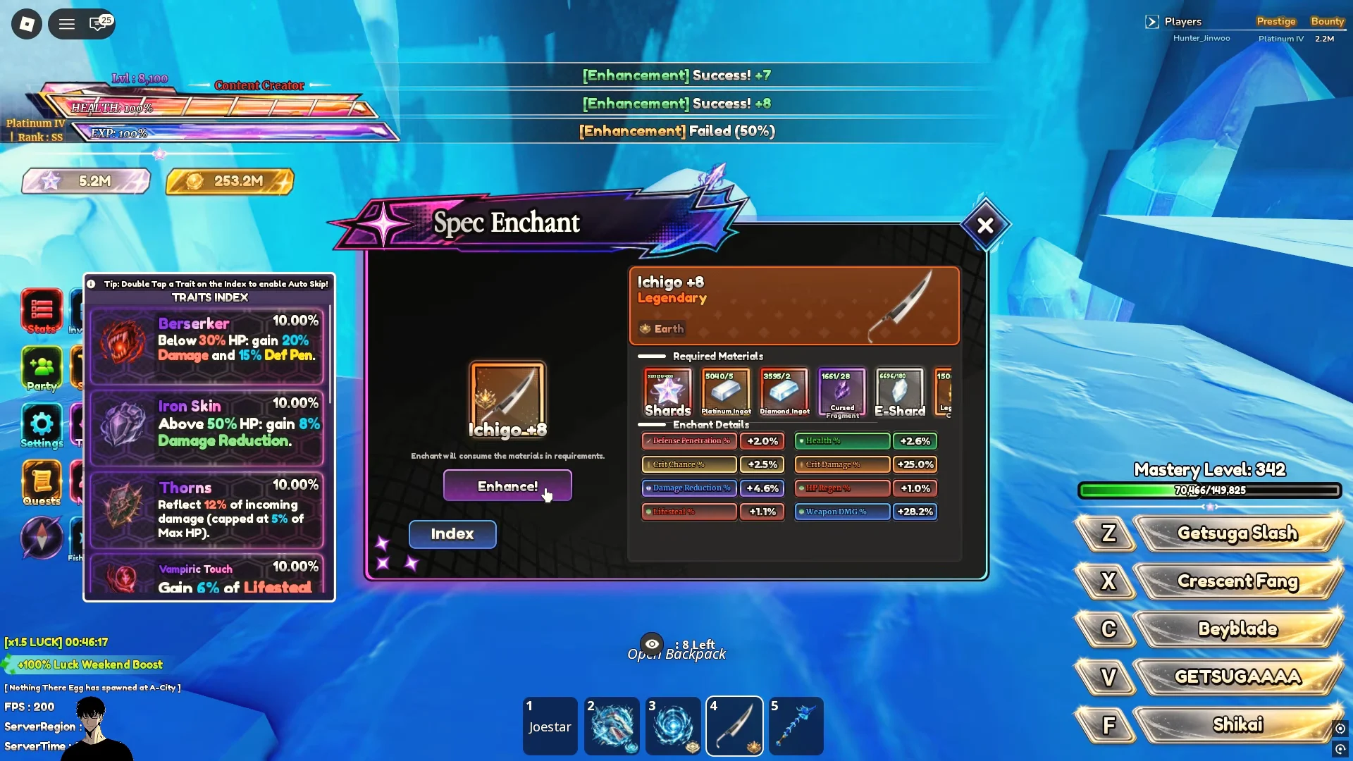 Enhancing Ichigo Spec