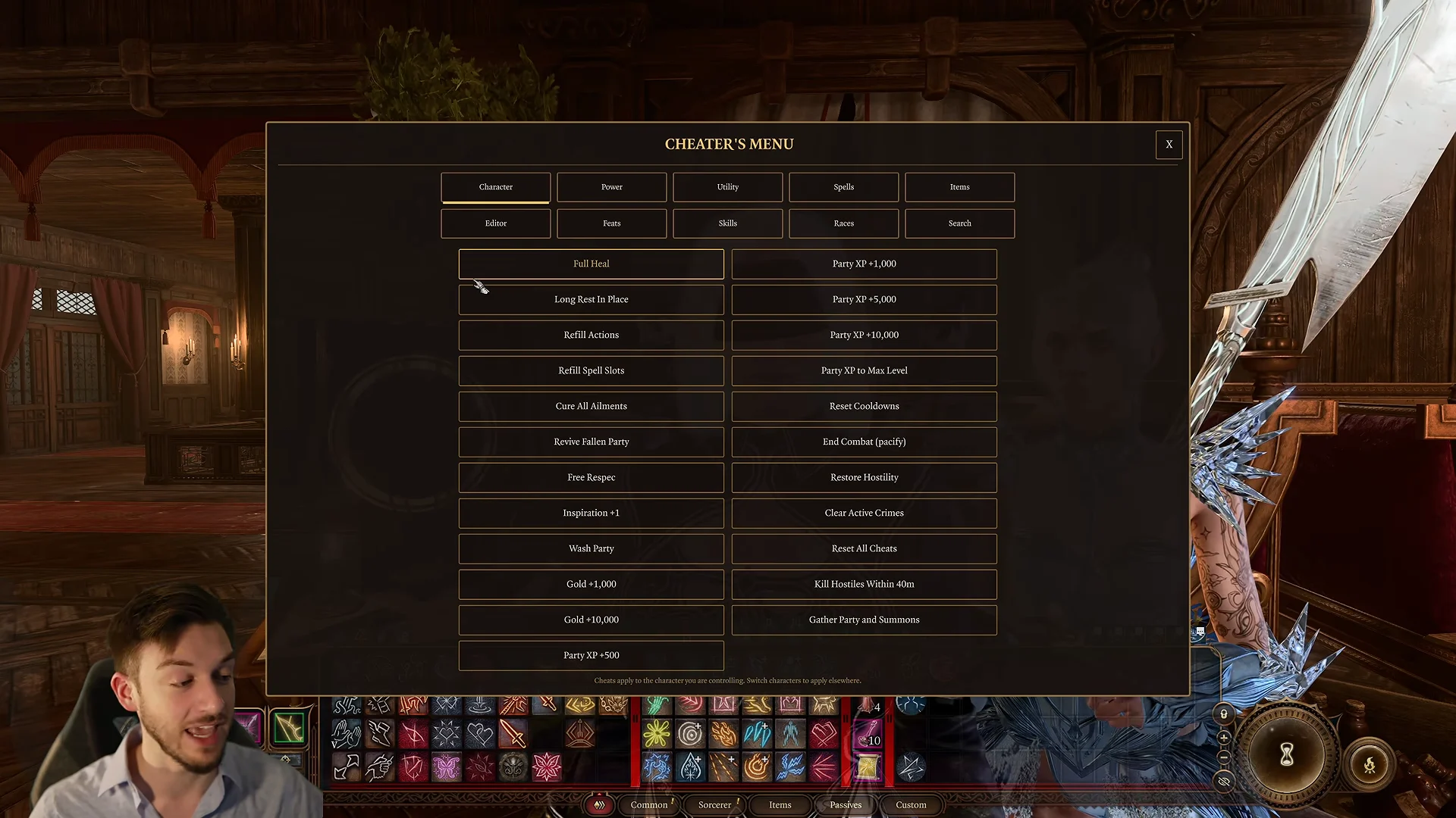 Cheater's Menu Mod