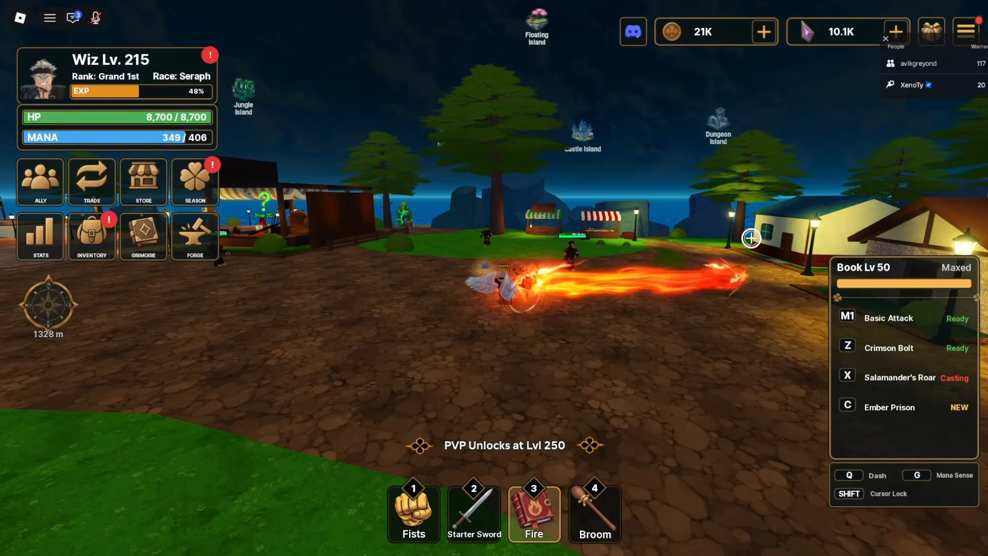 Fire Grimoire Showcase