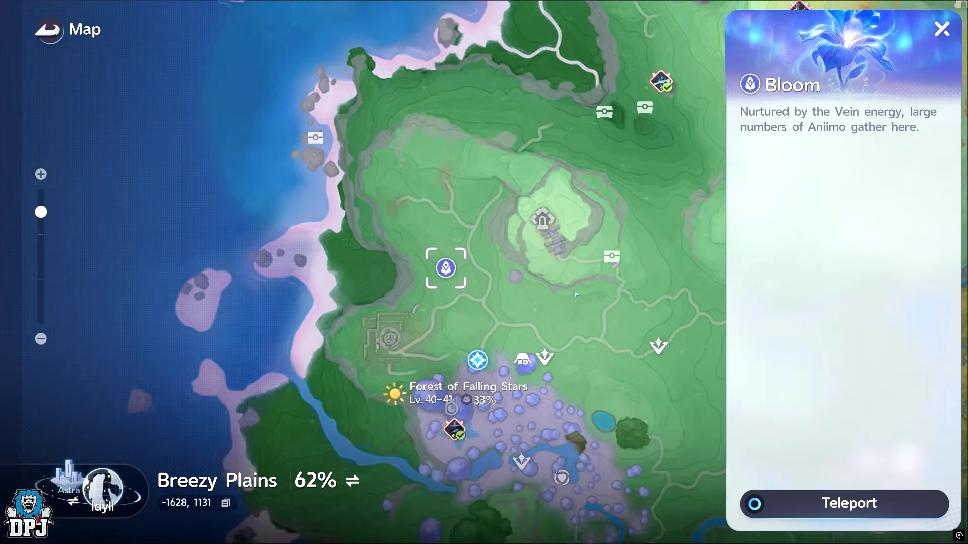 Unlocking Blooms via Map Progression