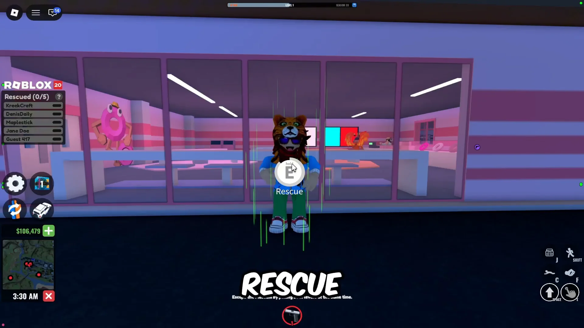 First Character Rescue