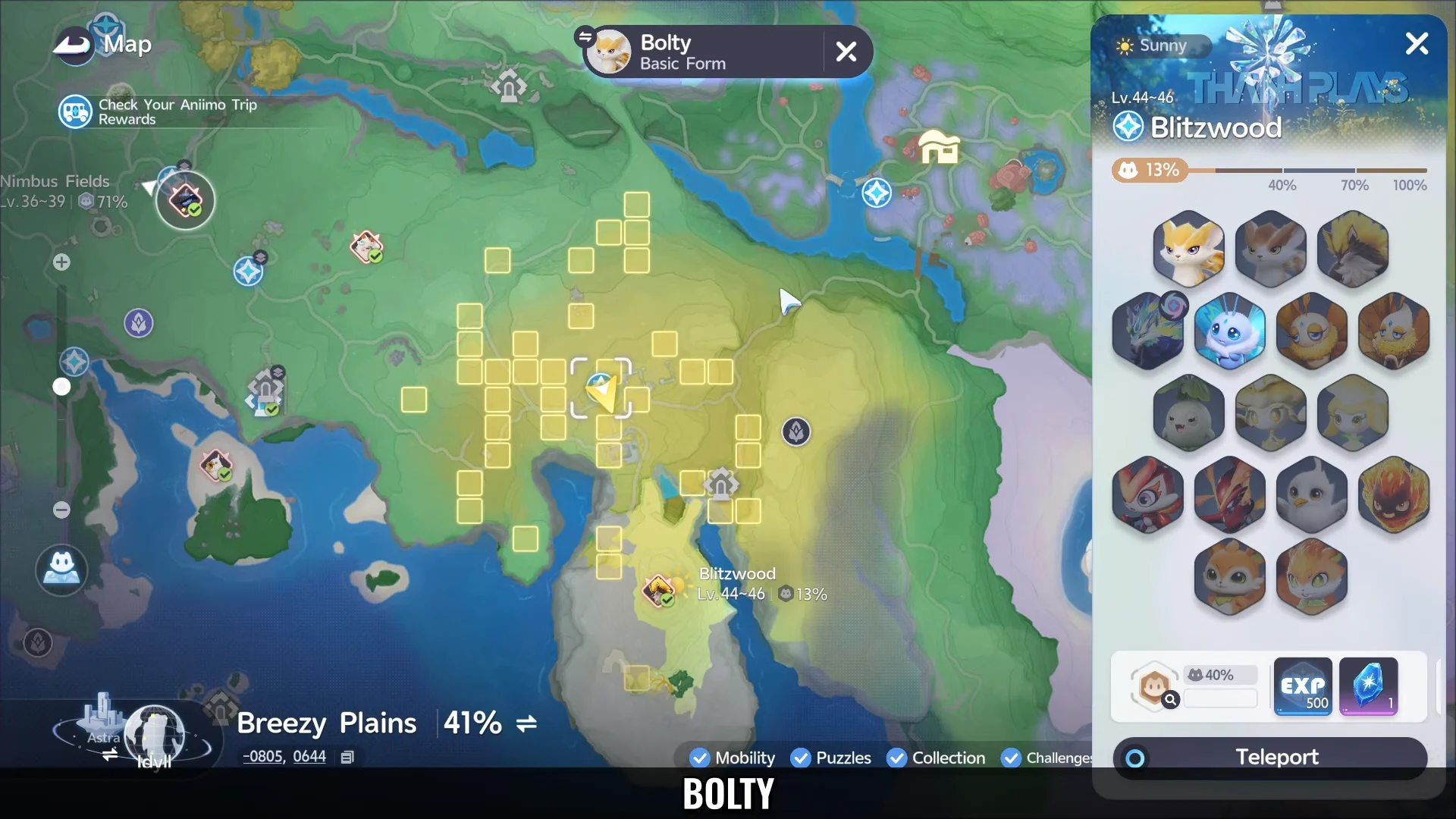Bolty Location & Capture