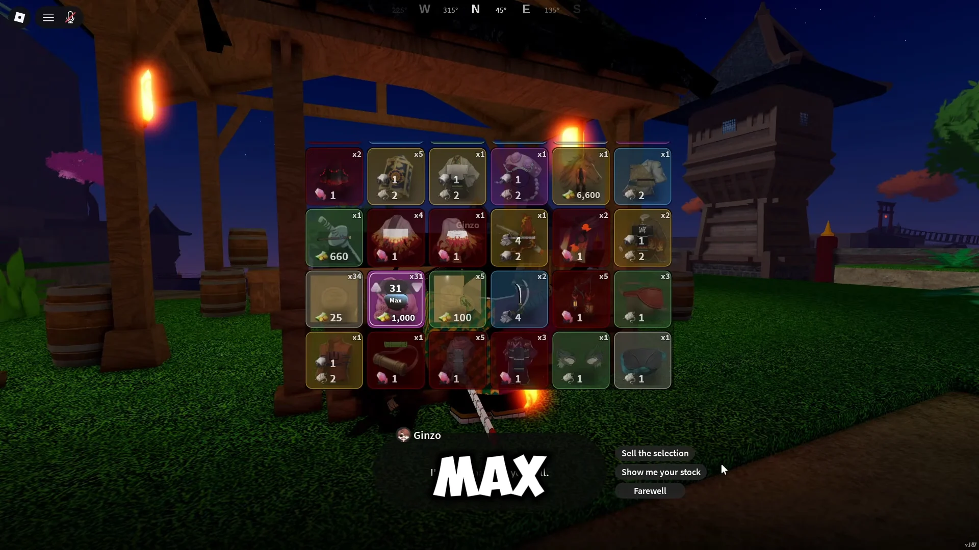 Selling Coin Pouches at Mistfall Harbor