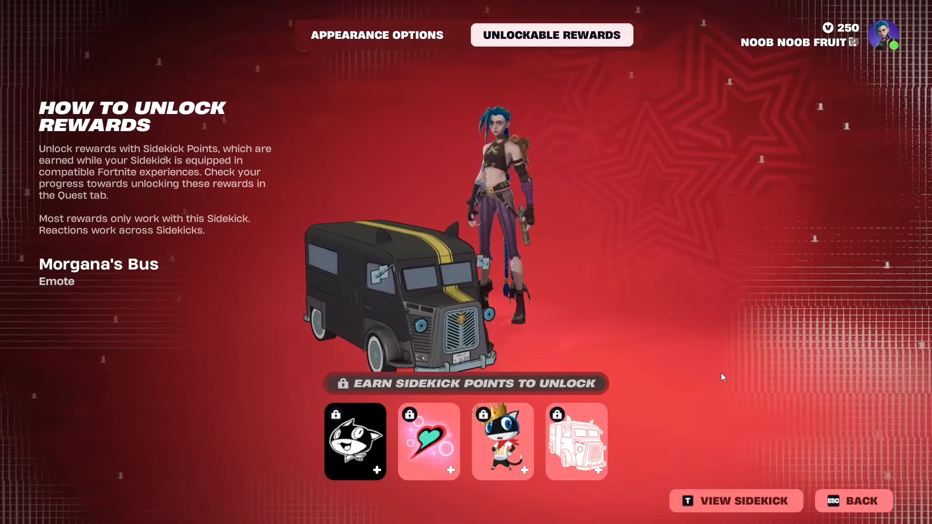 Morgana Sidekick & Bus Emote