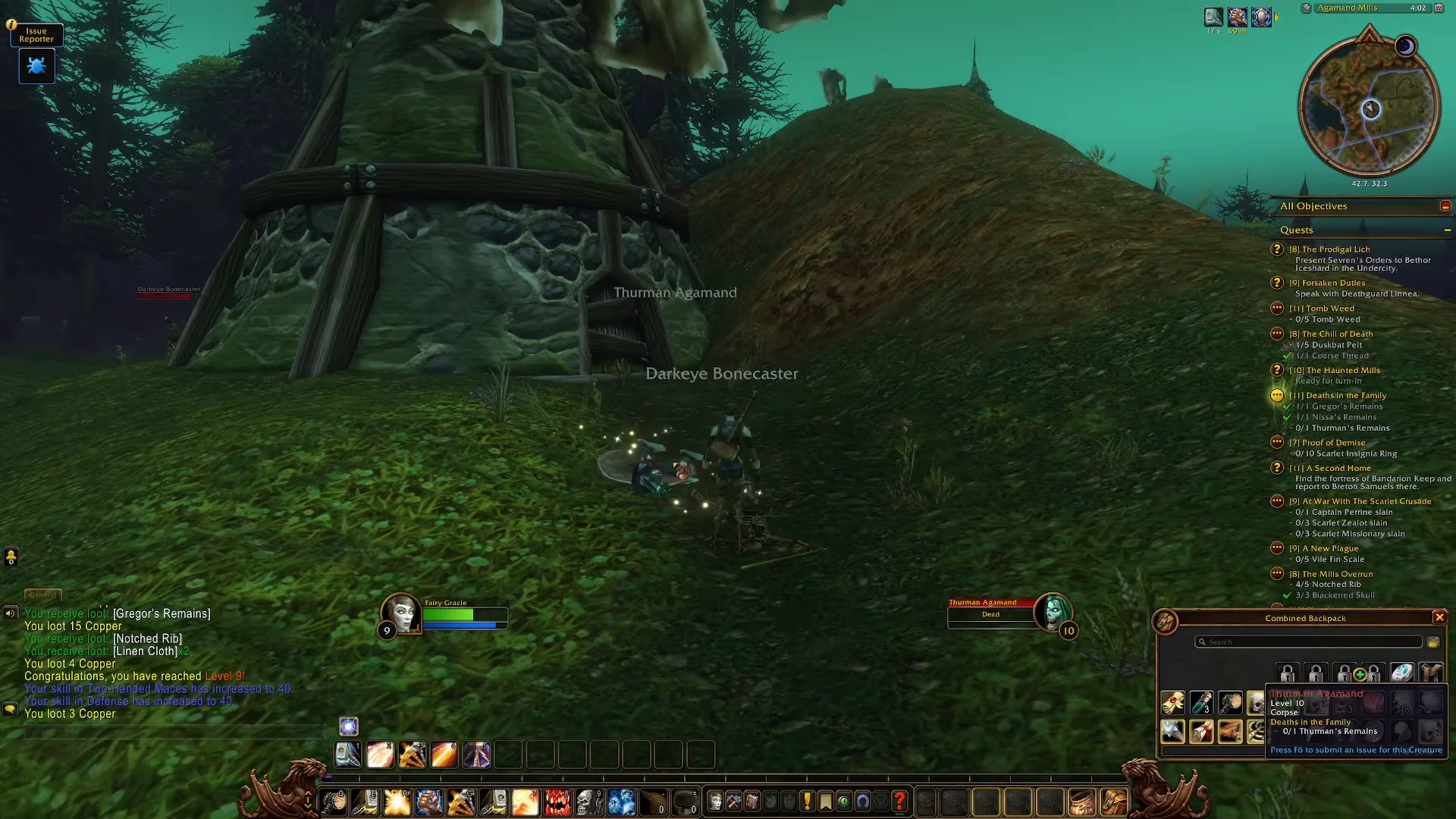 Defeating Thurman Agamand
