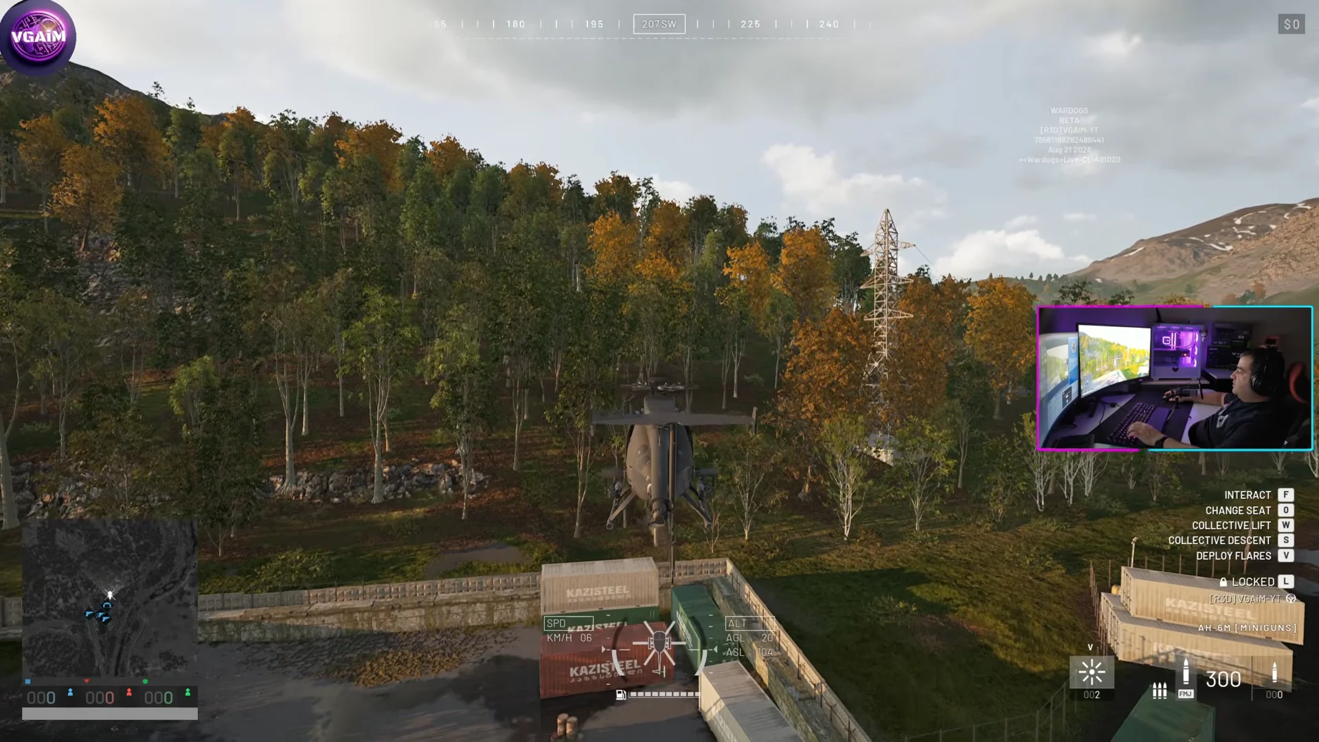 Helicopter Takeoff Demonstration