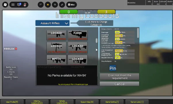 Browsing Categories and Equipping Weapons
