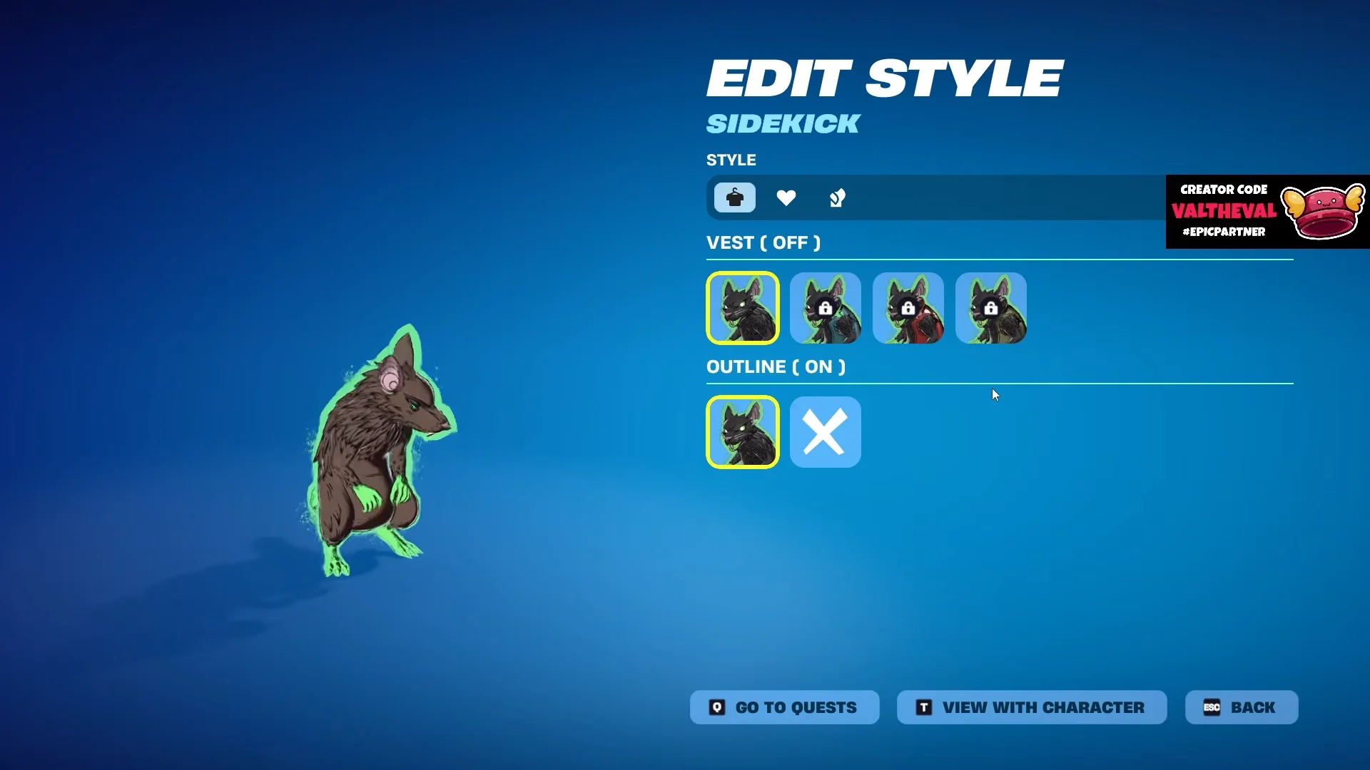 Locker Edit Styles & Emote Preview