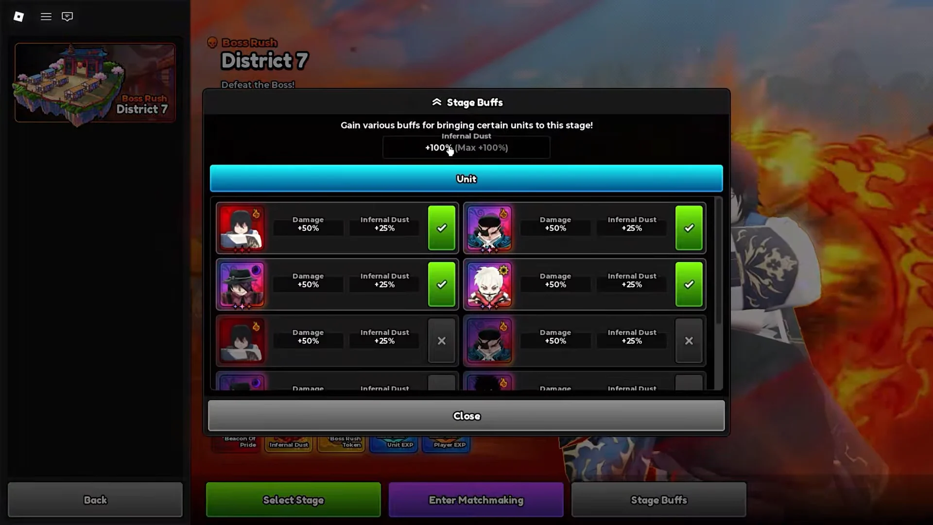 Boss Rush Stage Buffs & Event Multiplier Bug