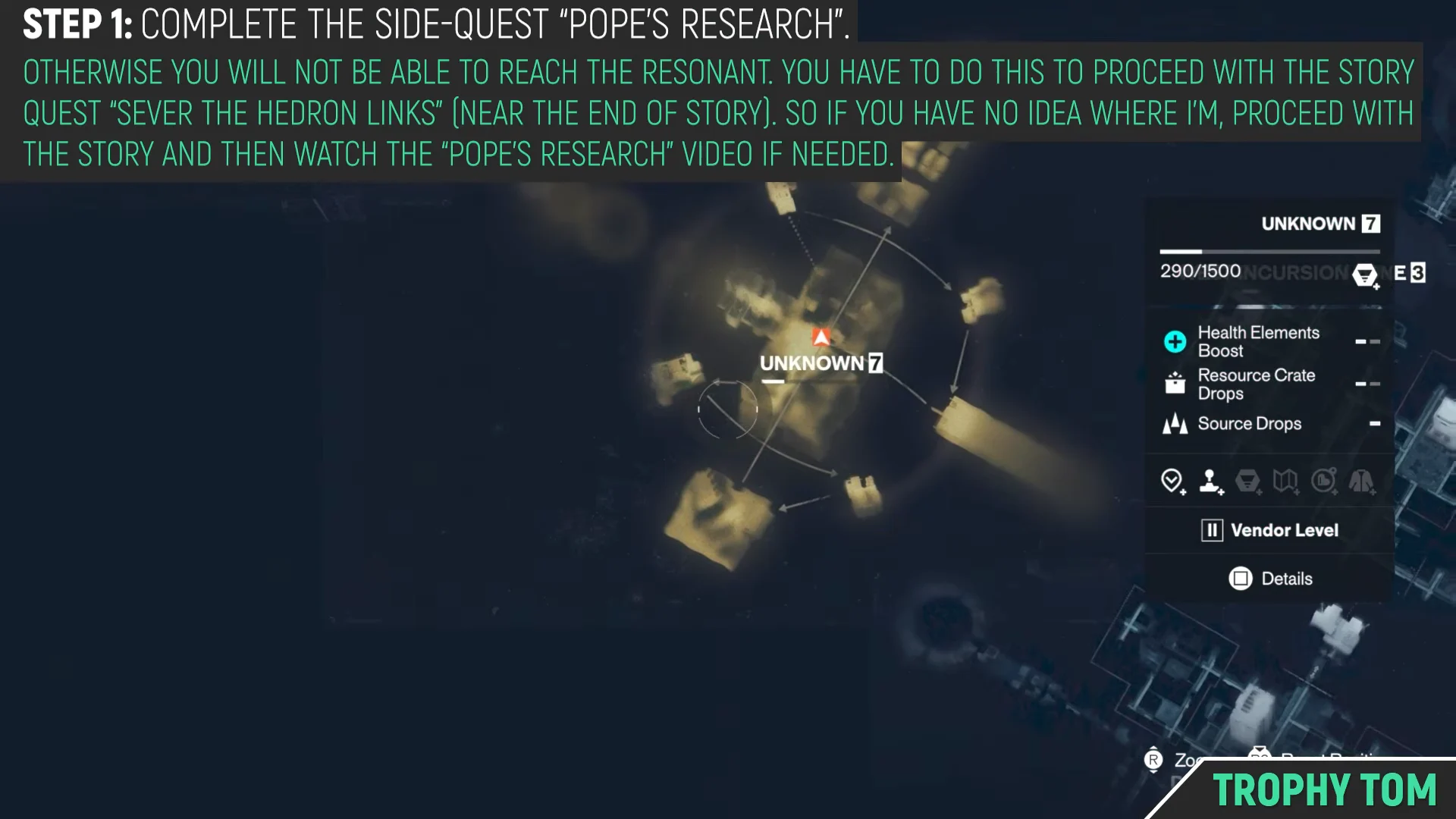 Step 1: Map Location & Prerequisite