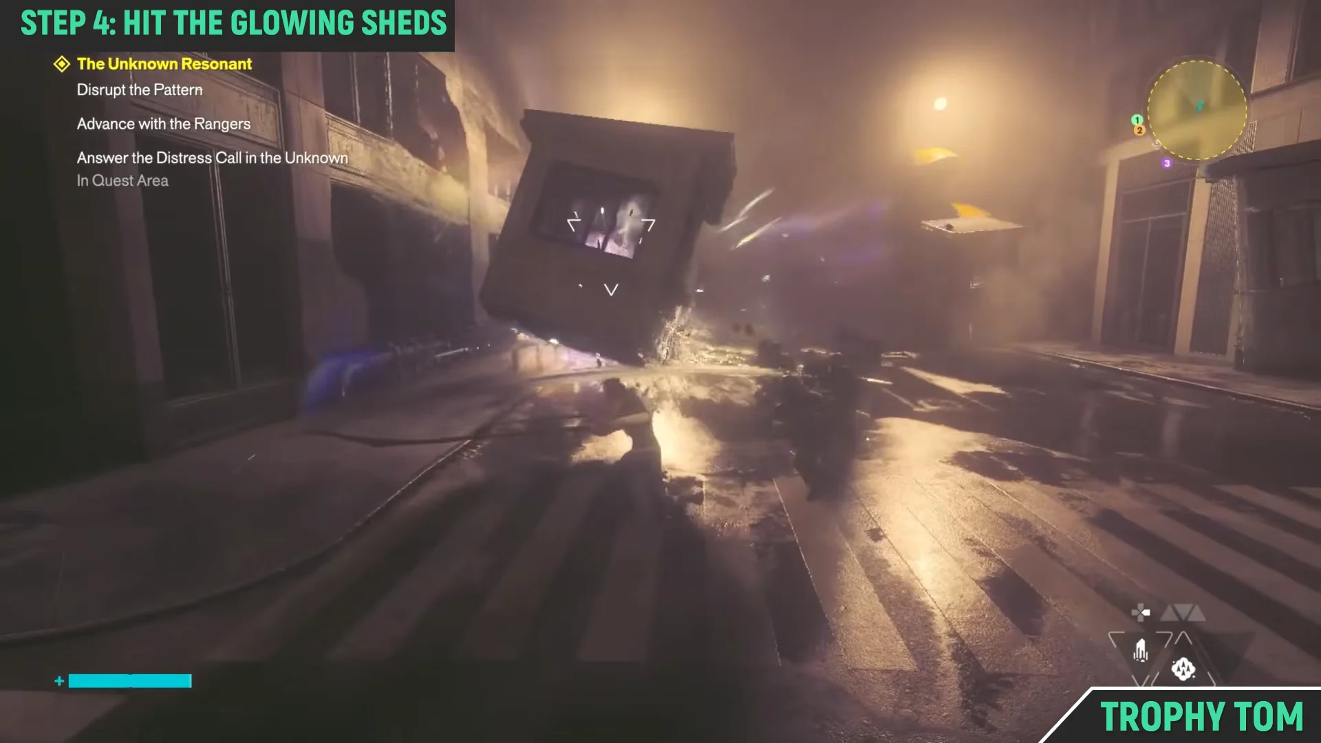 Step 4: Disrupting Glowing Sheds
