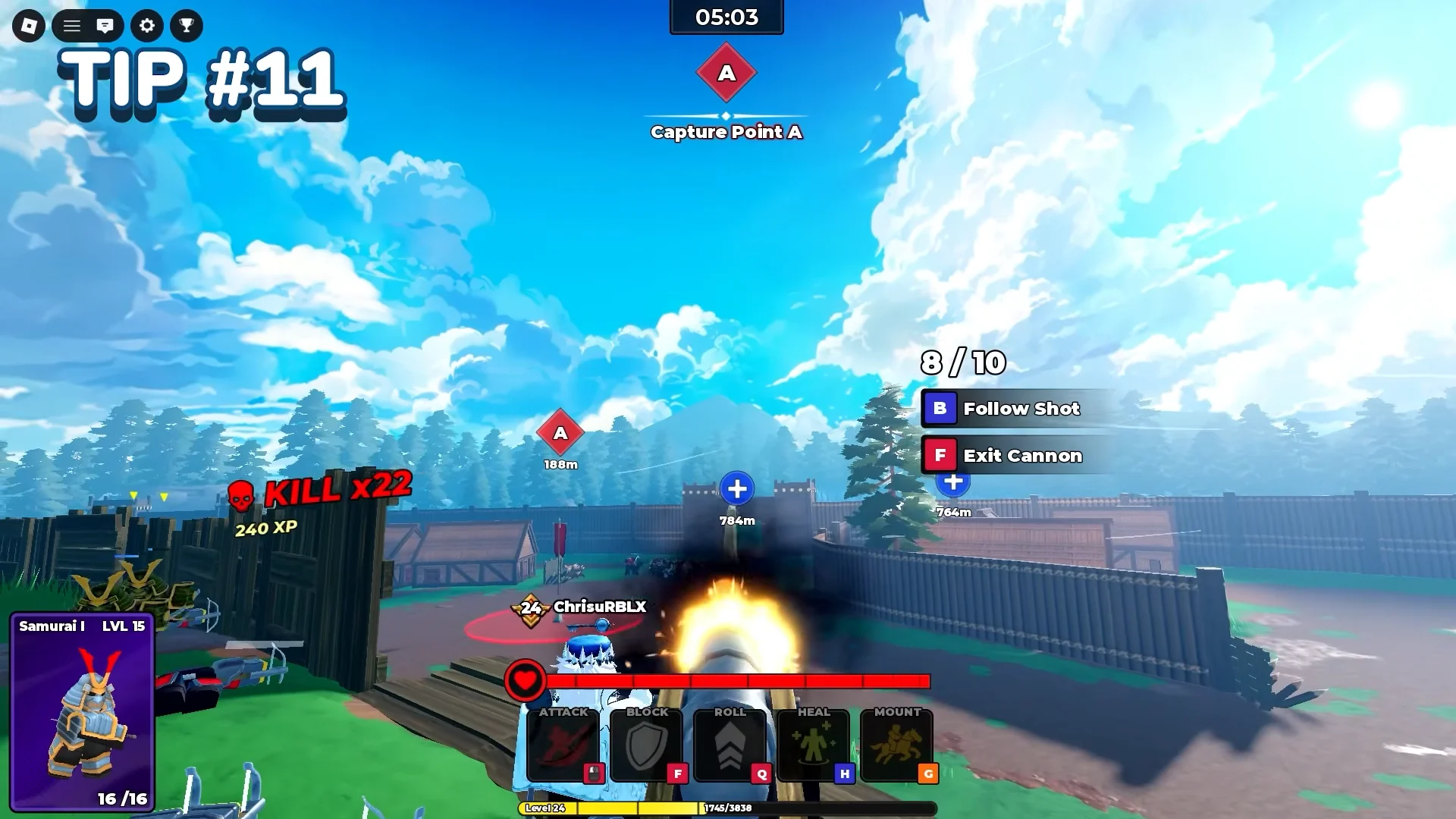 Tip 11: Use Cannons