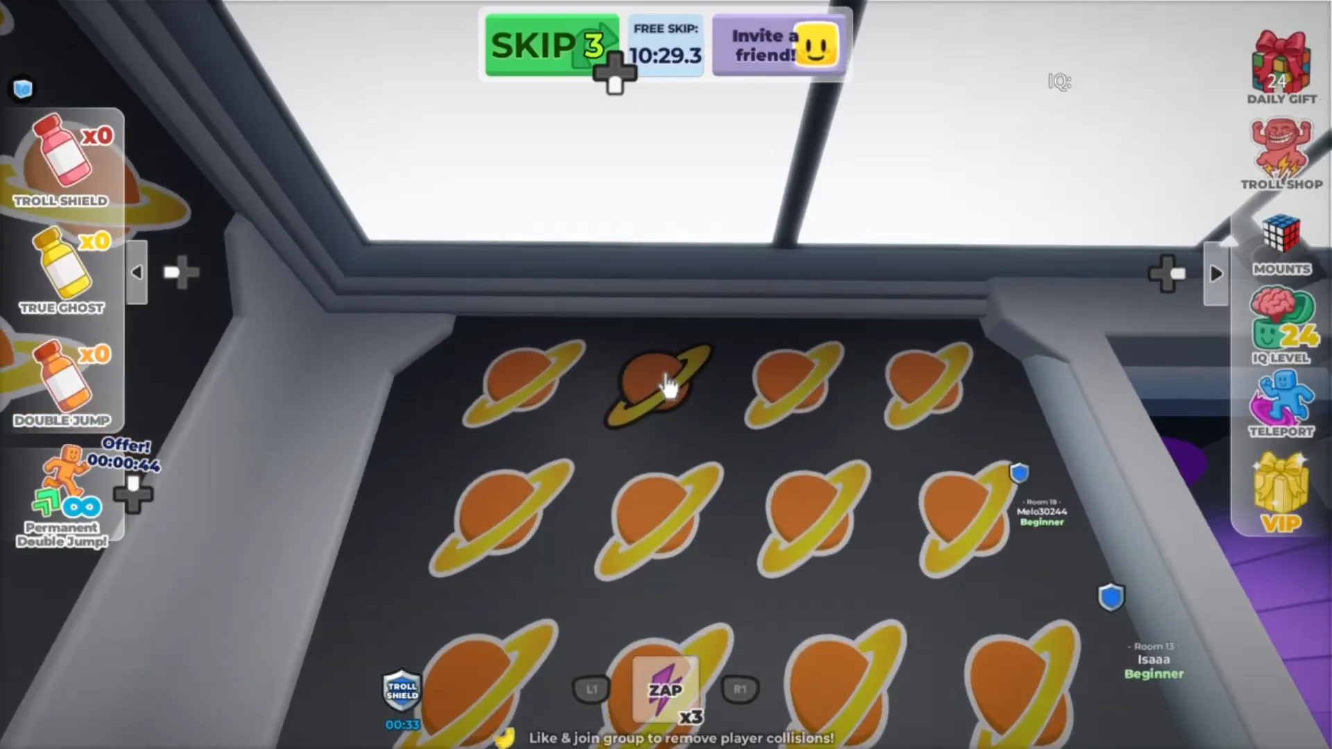 Room 25: Saturn wall puzzle, finding the different planet