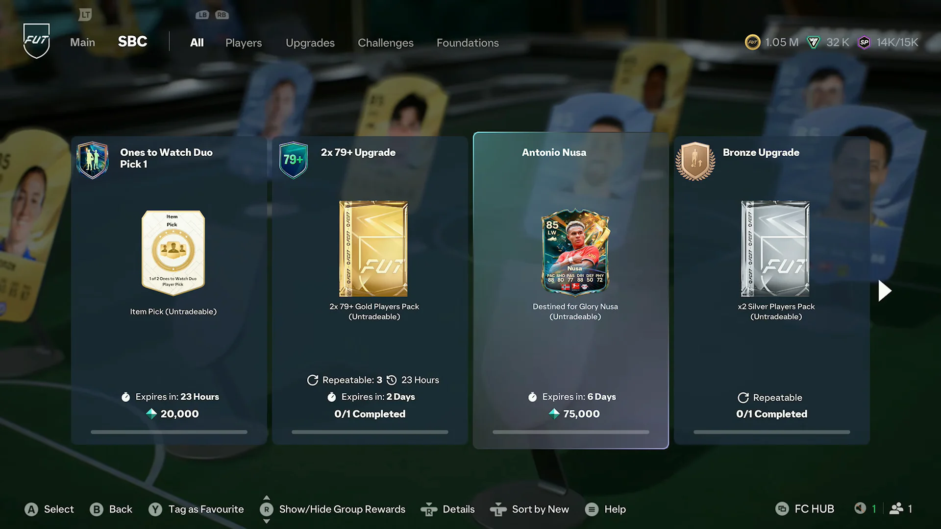 Antonio Nusa SBC Overview