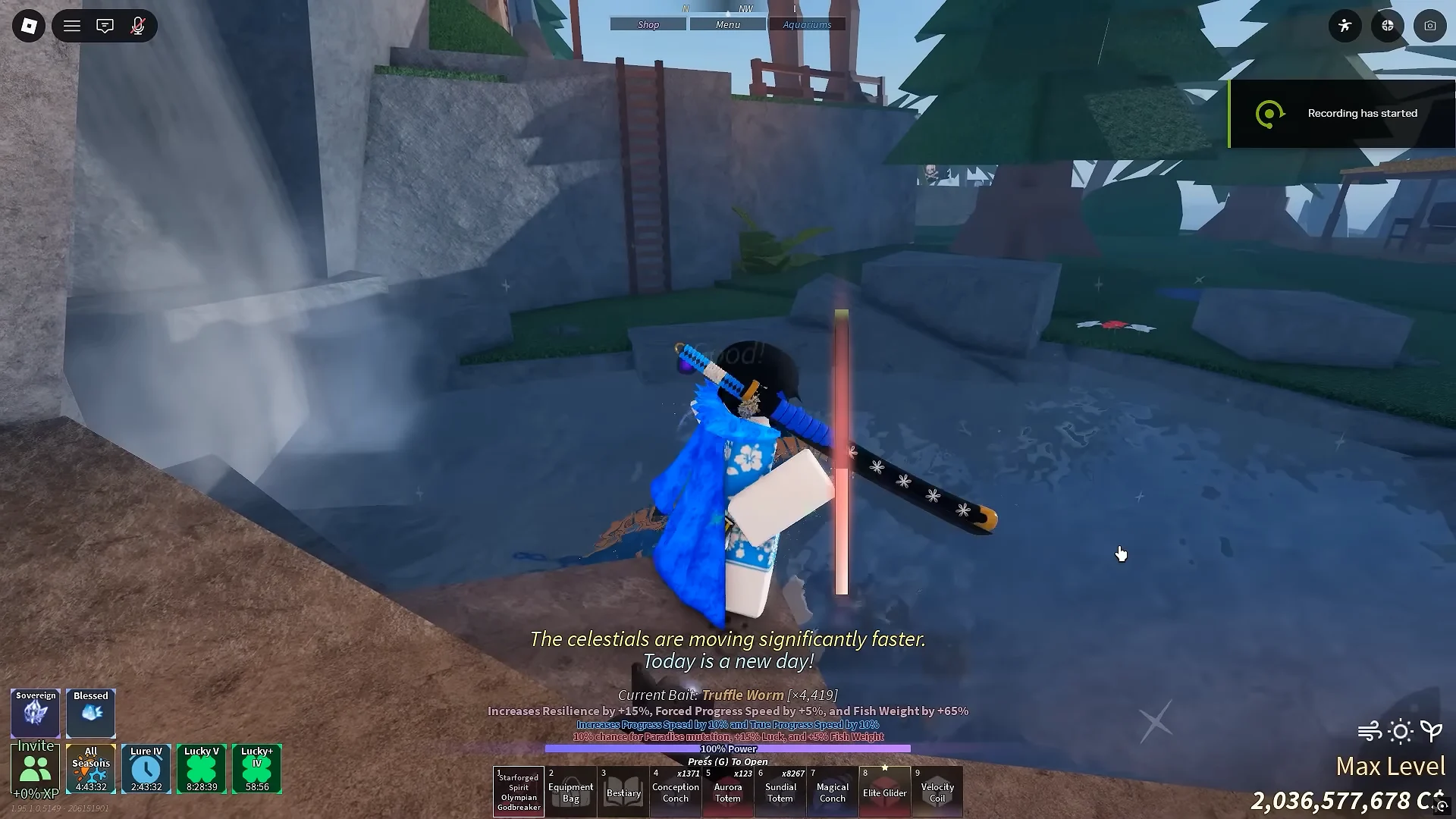 Forsaken Shore Pond Grinding Test