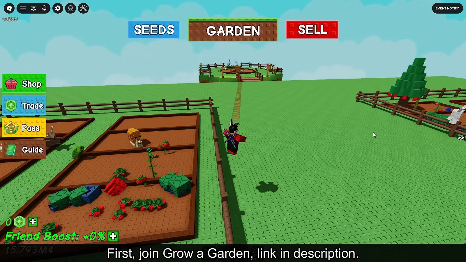 Joining Grow a Garden