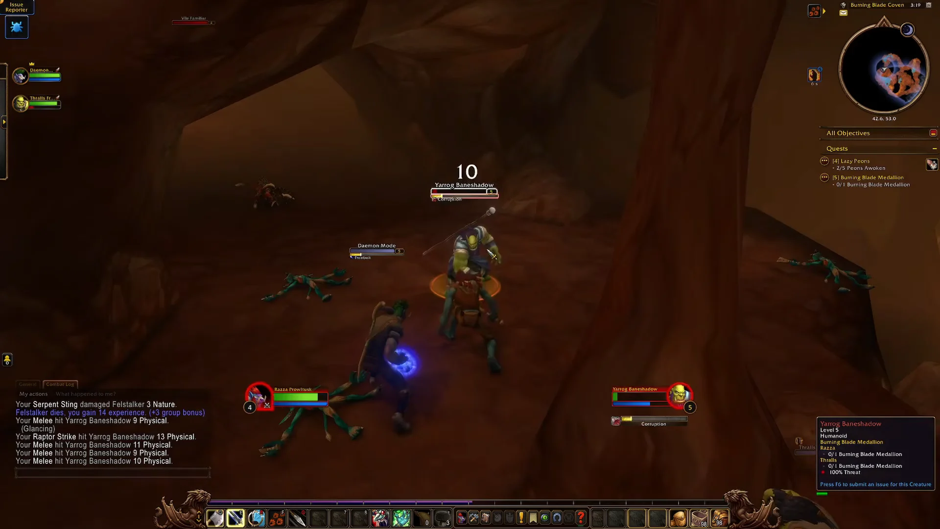 Engaging Yarrog Baneshadow