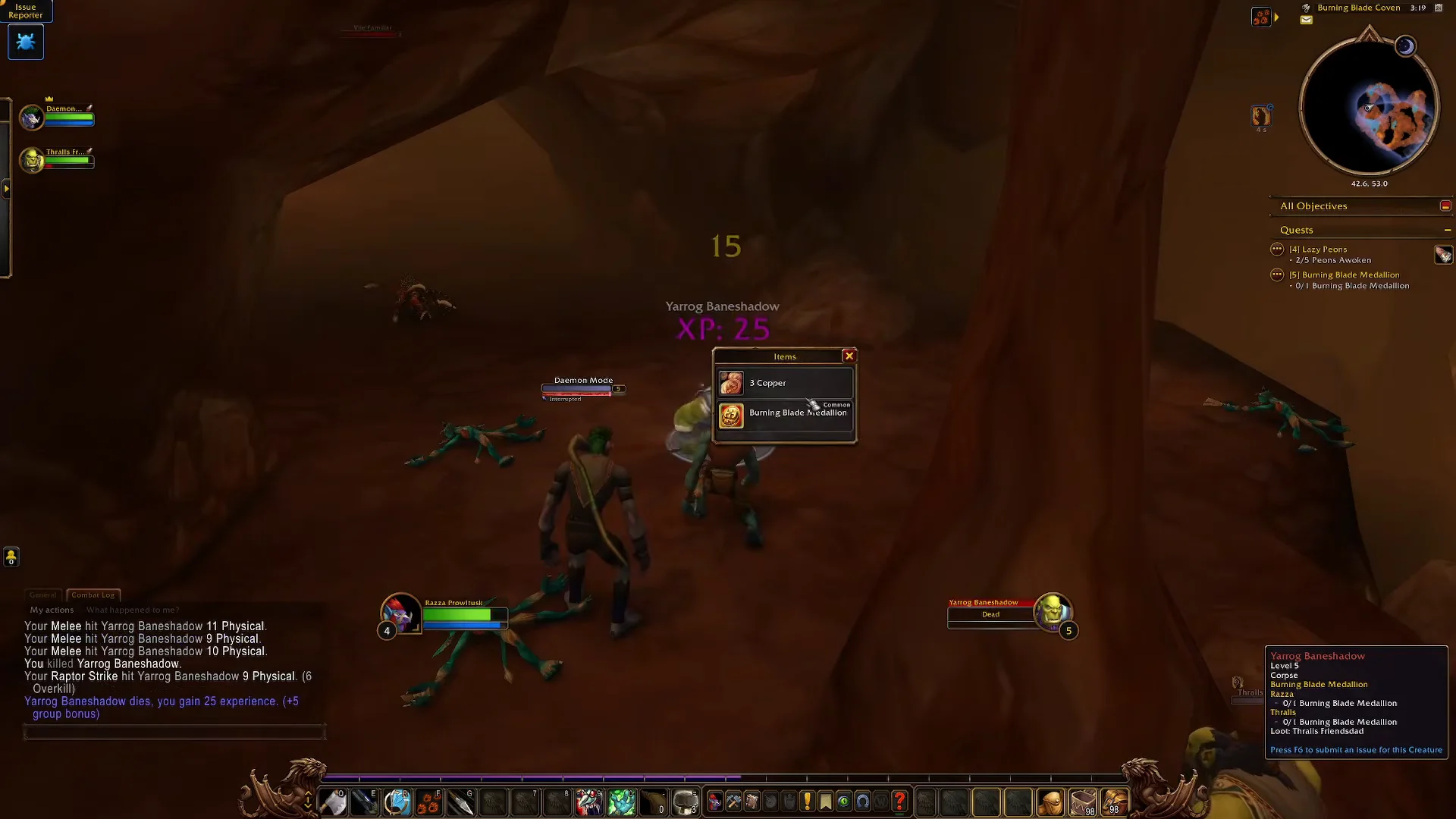 Looting Quest Item