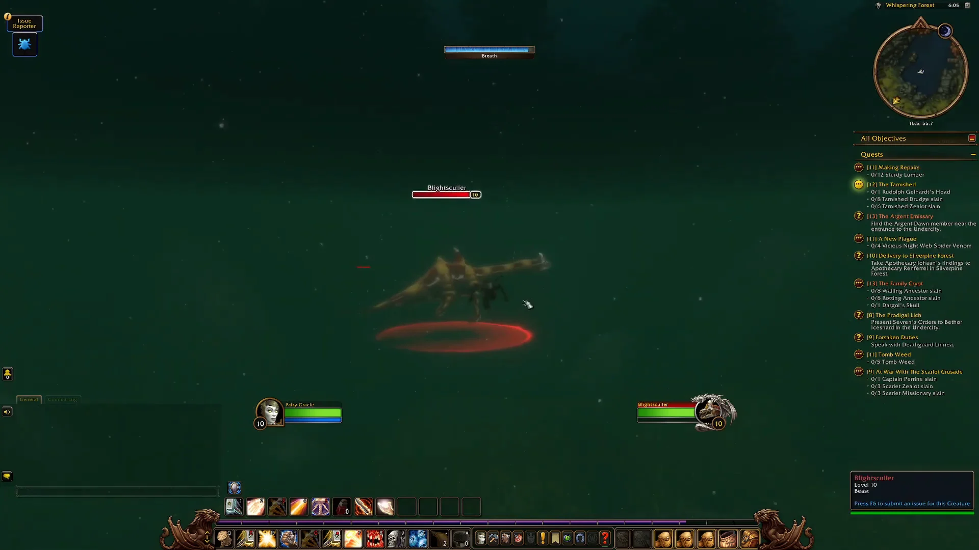 Inspecting Blightscaller