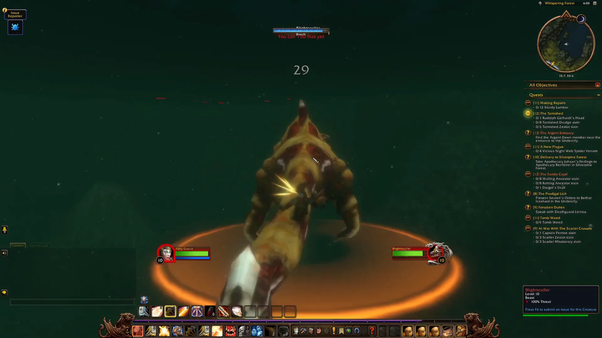 Fighting Blightscaller