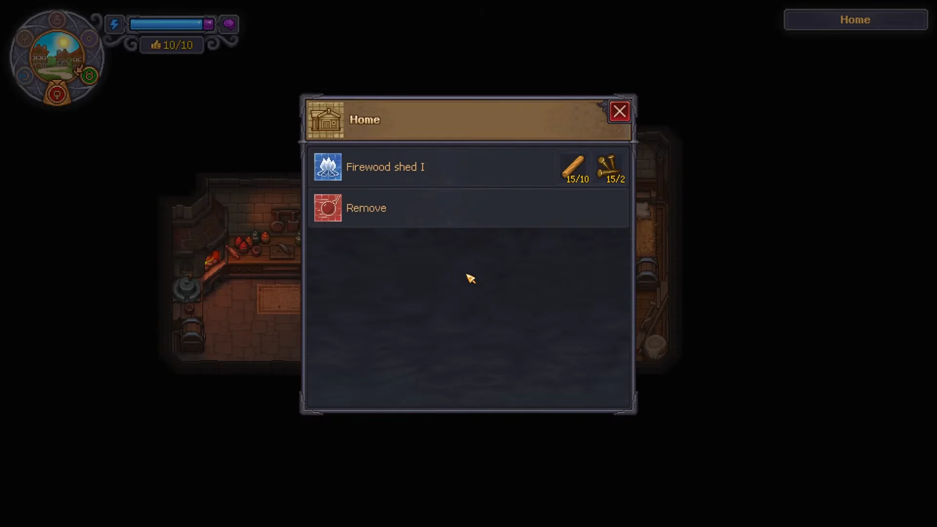 Unlocking Firewood Shed