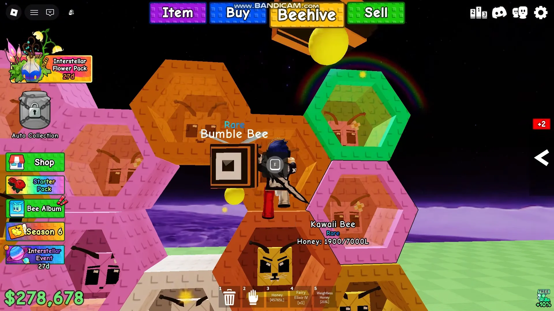 Harvesting Upper Hive Cells