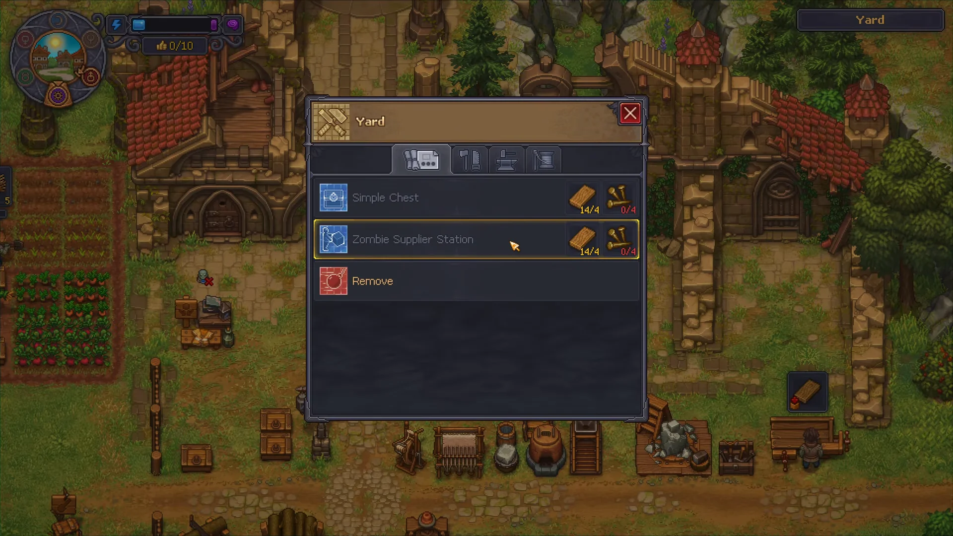 Building Menu
