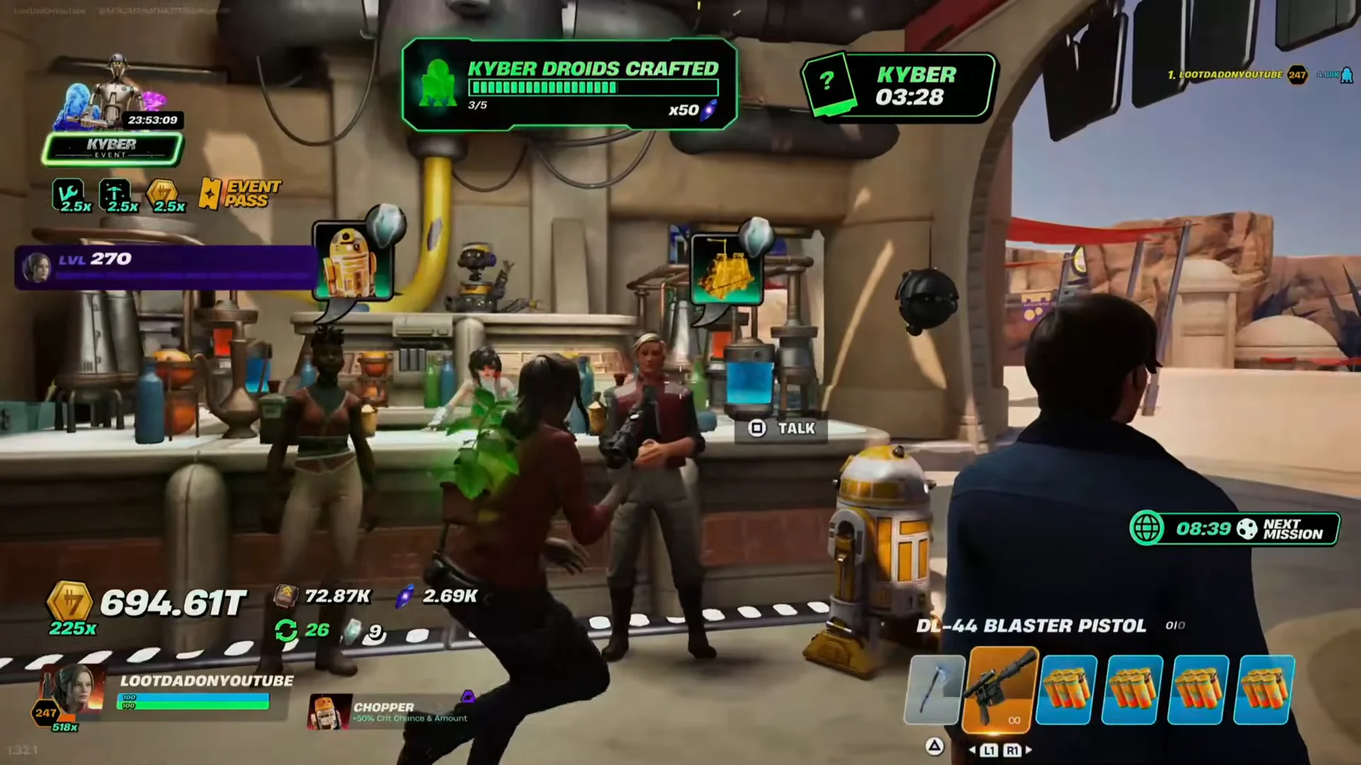 Cantina Shop Droid Trades