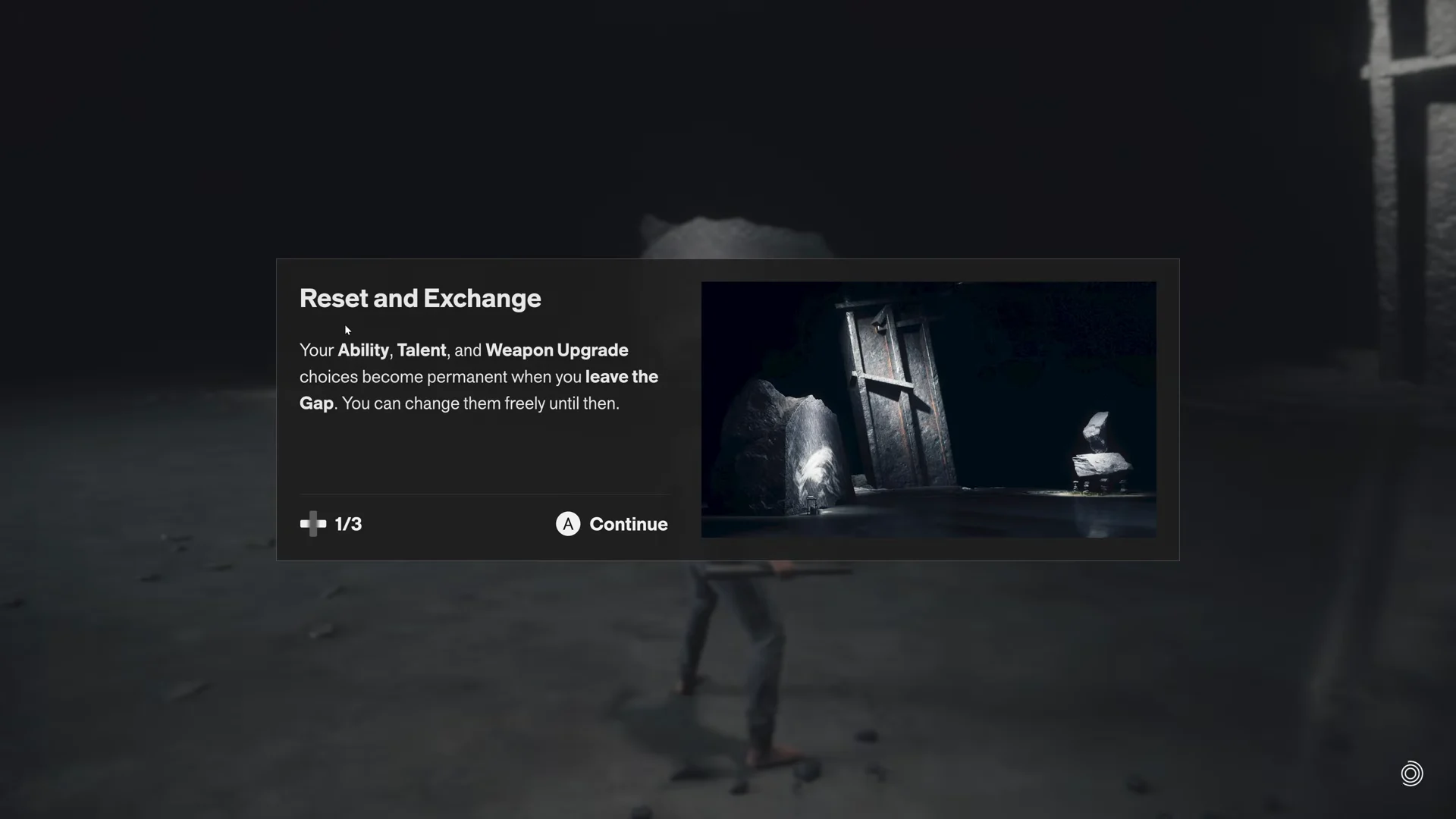 Reset and Exchange Menu