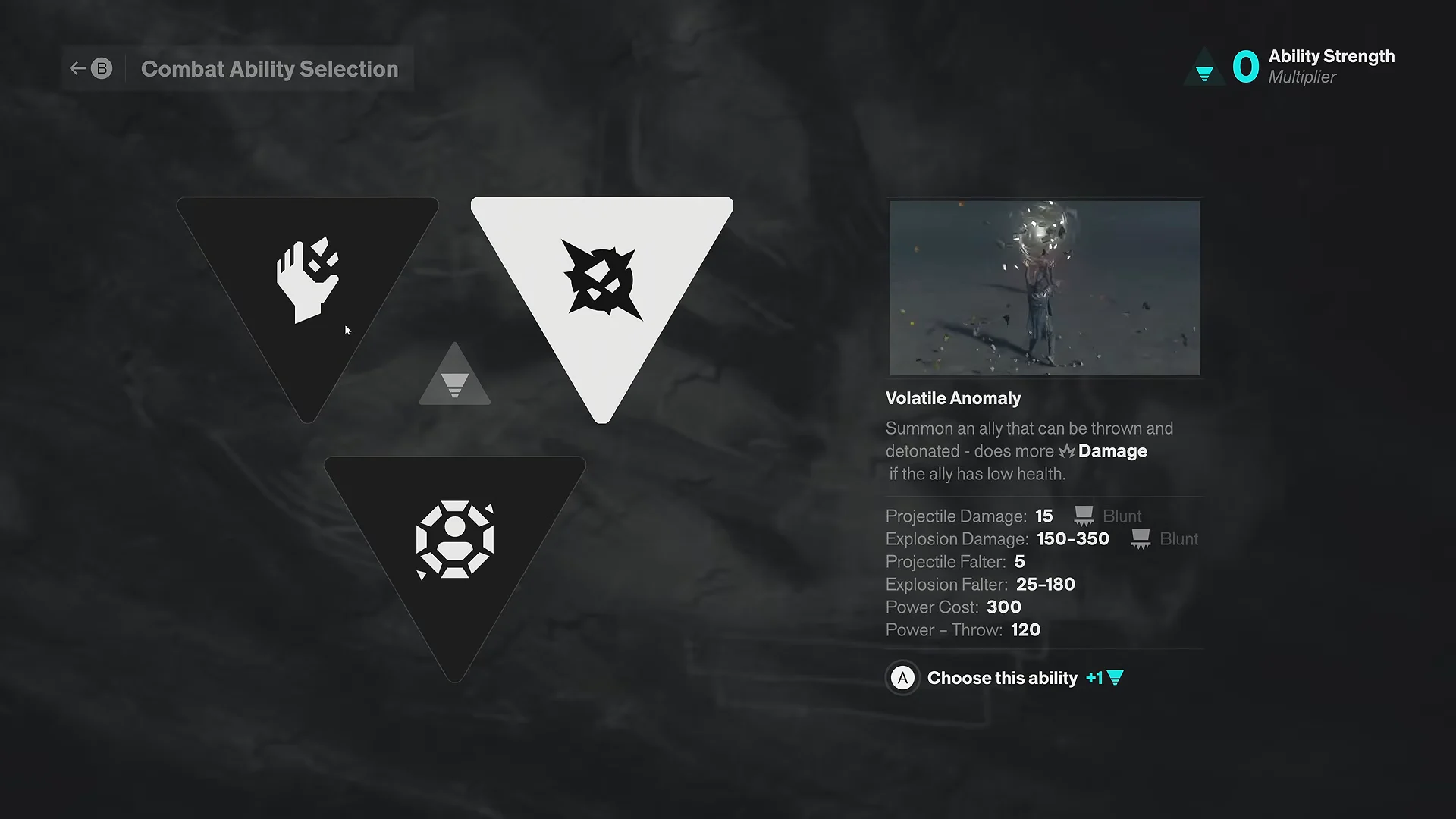 Ability Selection