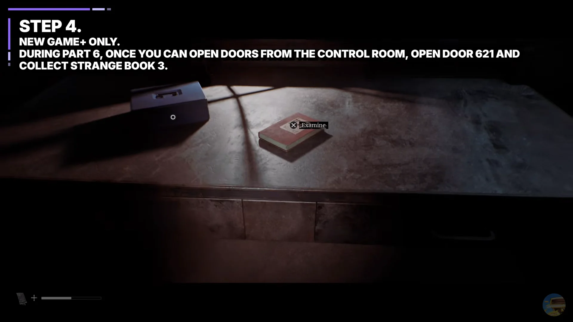 Step 4: Strange Book 3