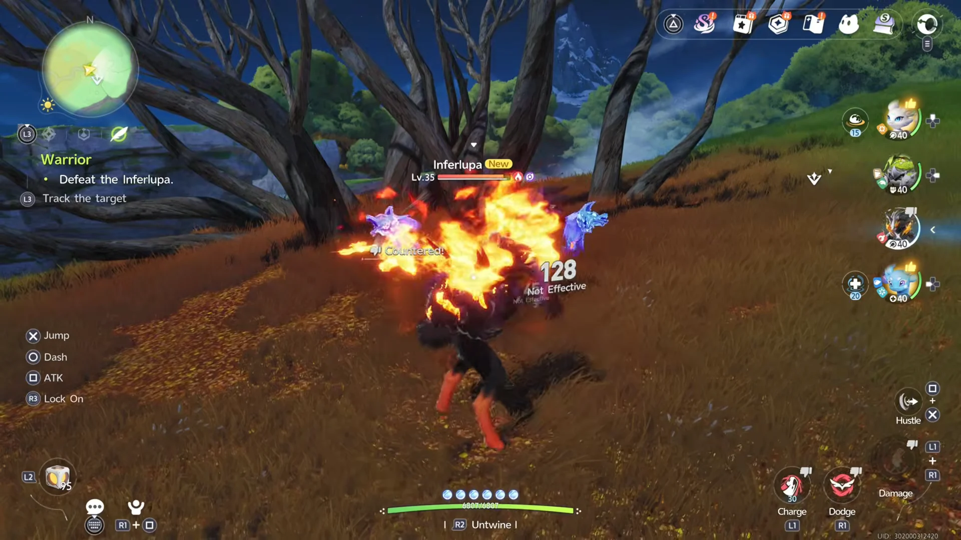 Defeating Inferlupa NPC