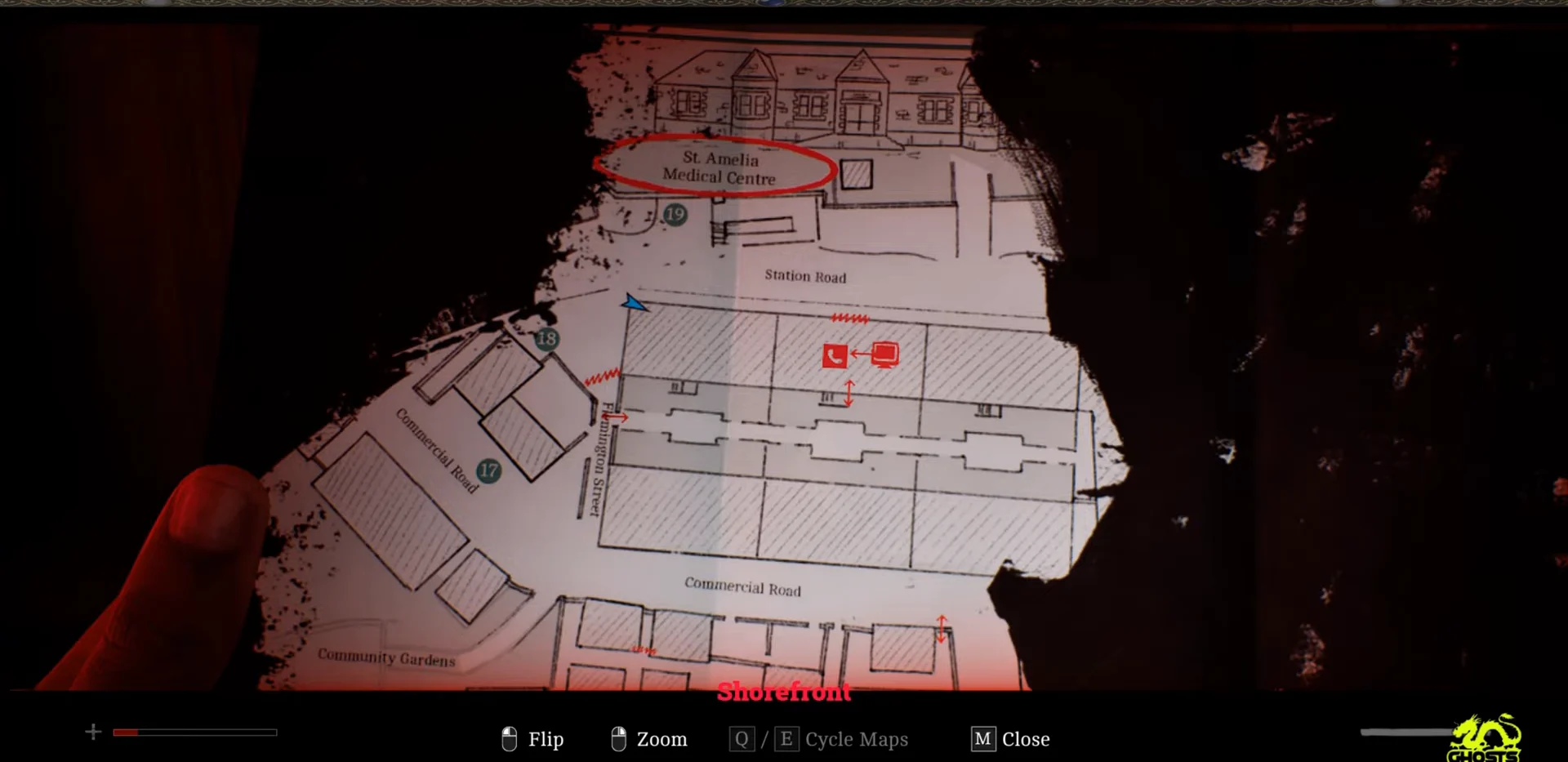 Second Postcard Map Location