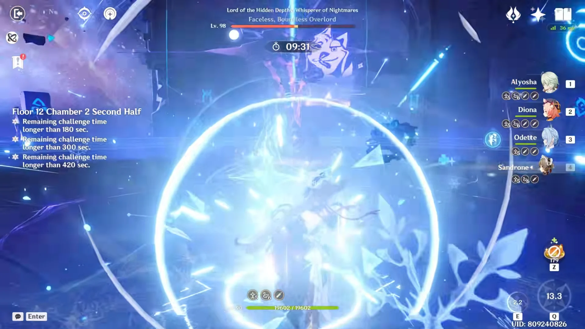 Spiral Abyss Floor 12 Chamber 2 Second Half
