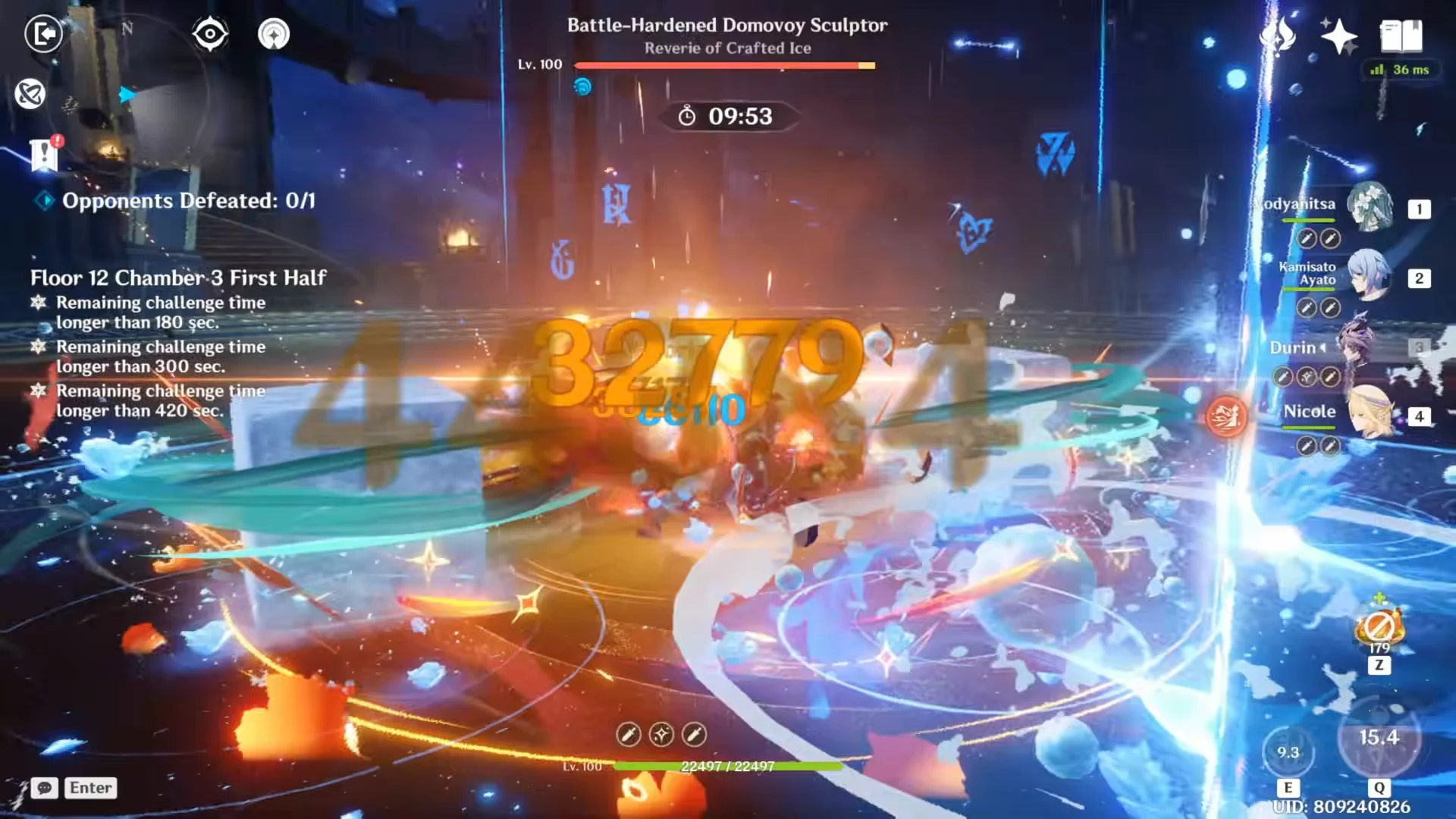 Spiral Abyss Floor 12 Chamber 3 First Half