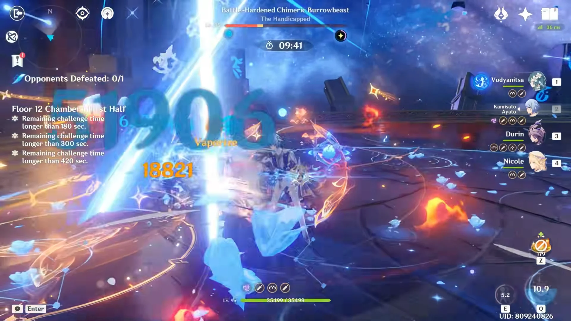 Spiral Abyss Floor 12 Chamber 1 First Half