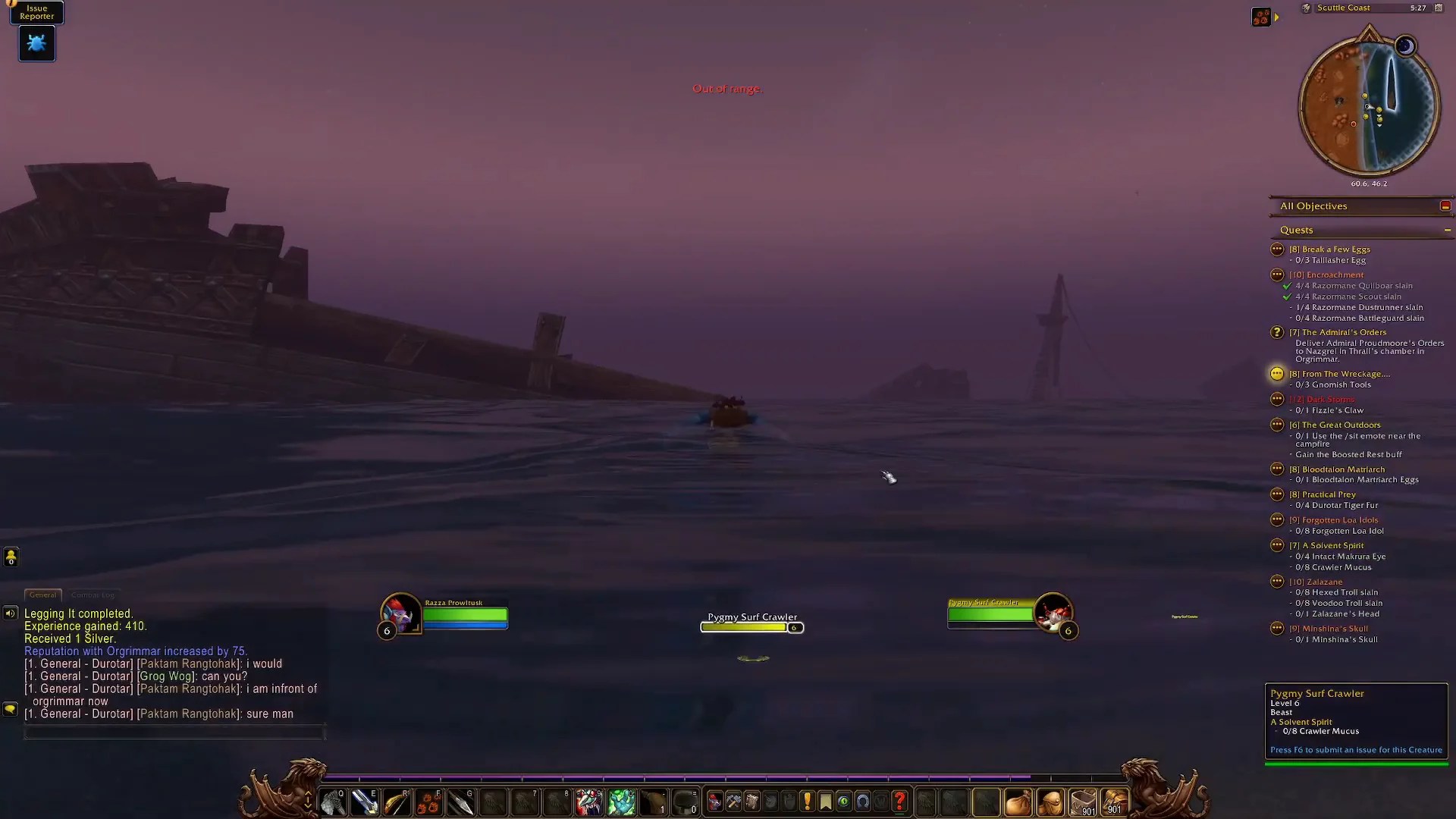 Approaching the Shoreline
