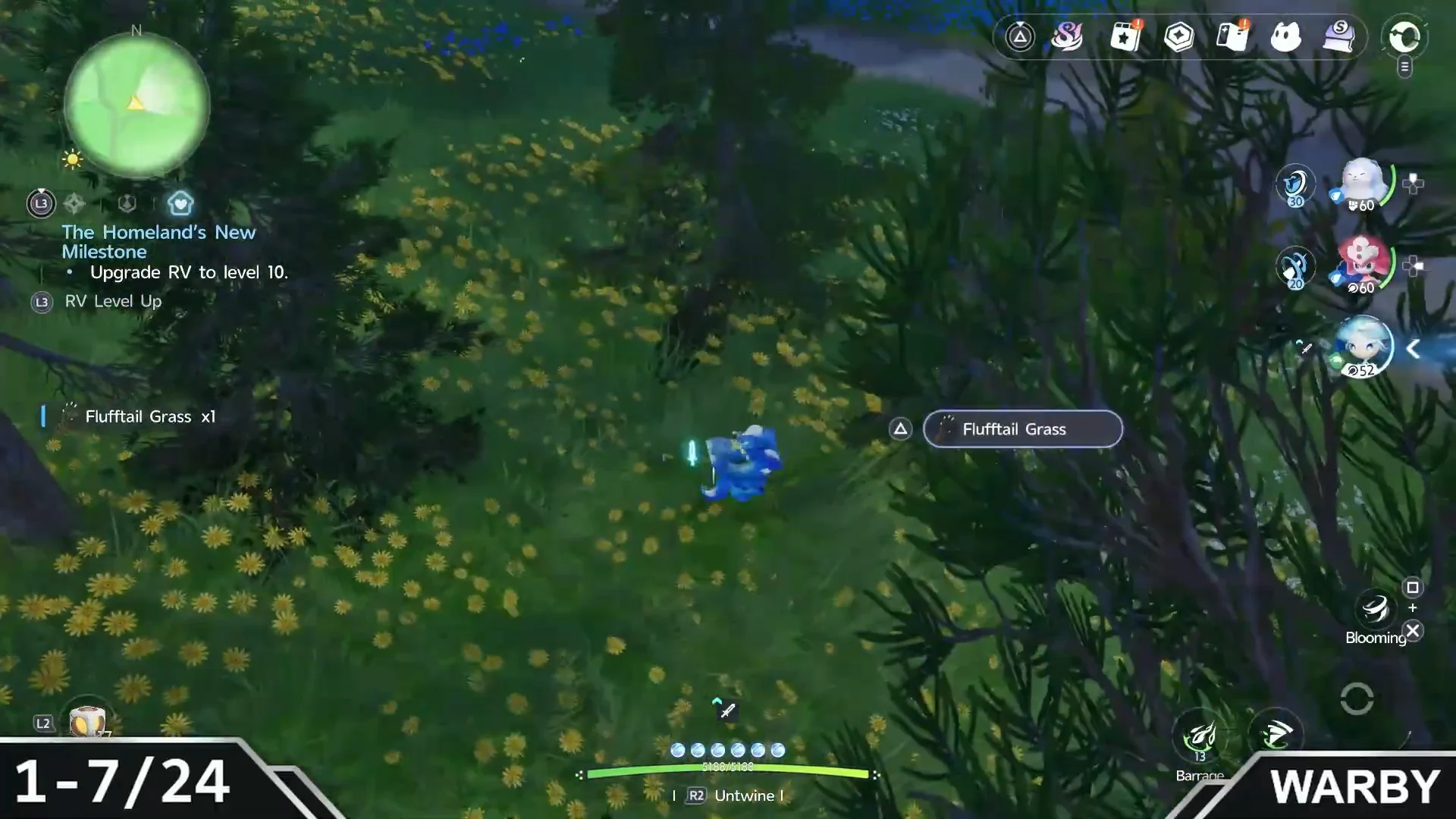Harvesting Flufftail Grass 1–7