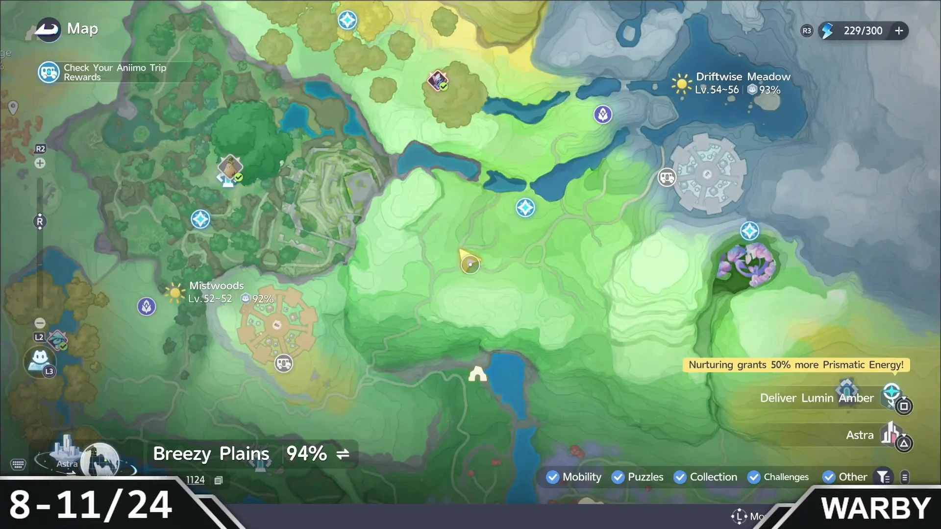 Map: Flufftail Grass 8–11/24