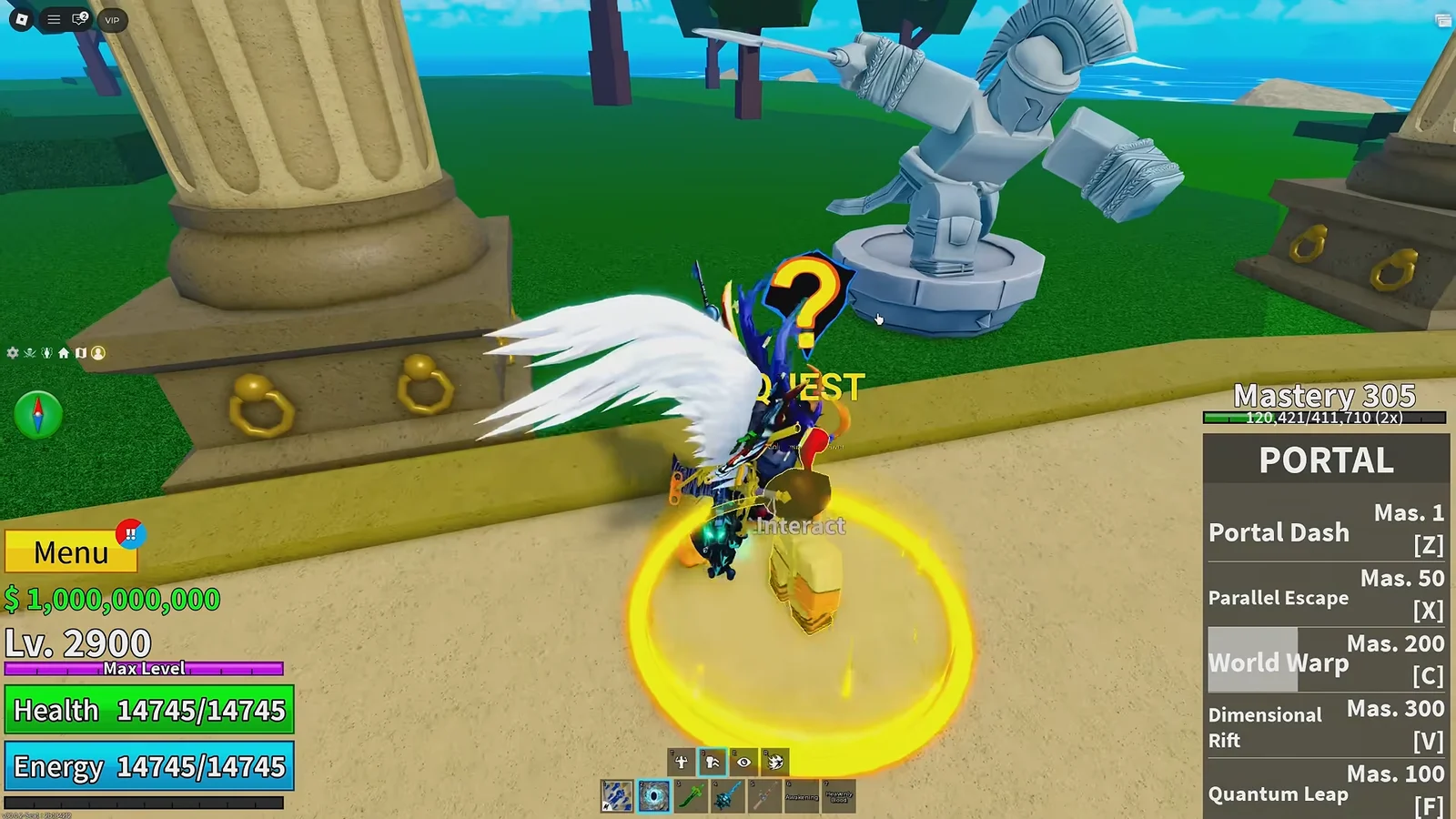 Quest 2: Statue Puzzle