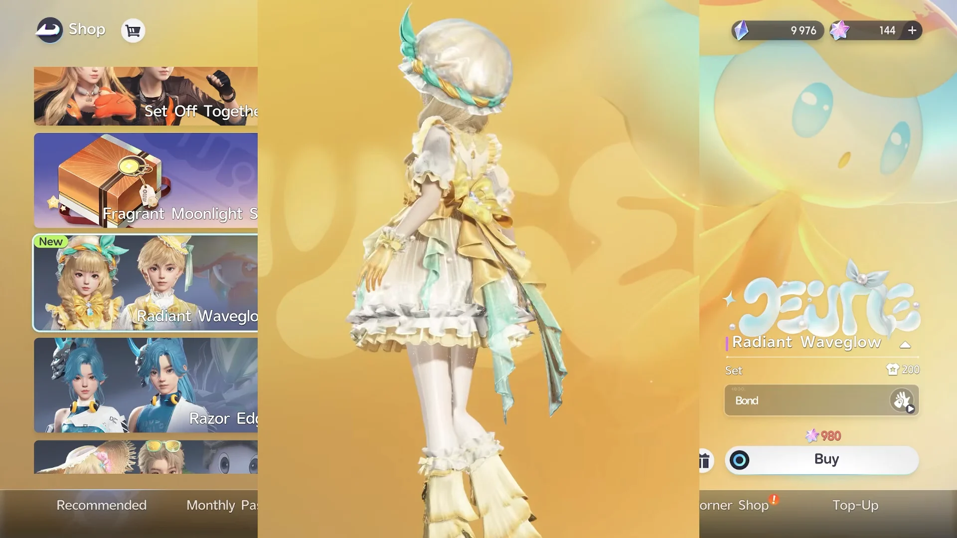 Radiant Waveglow outfit (Female)