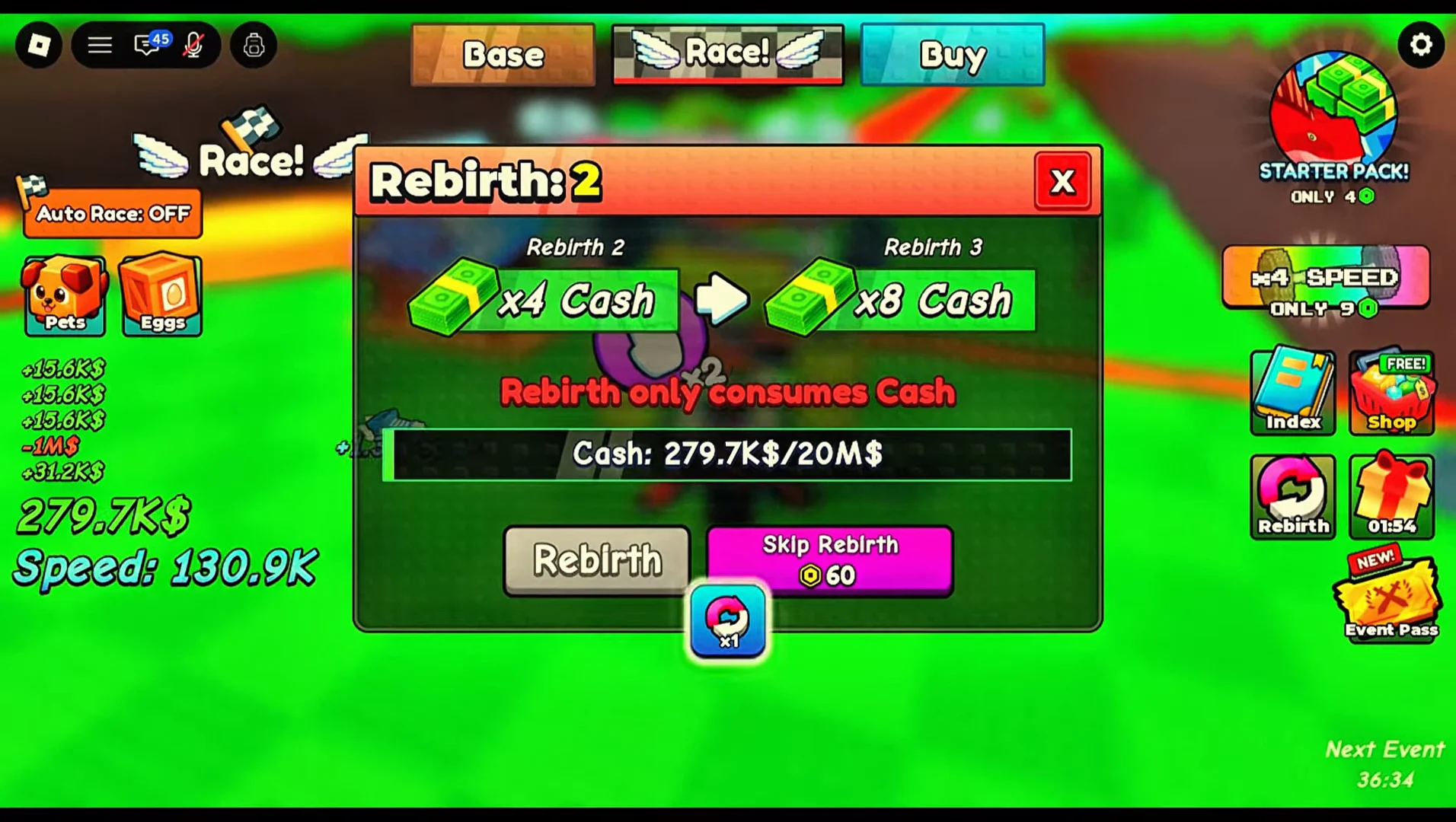 Training and Rebirth 2