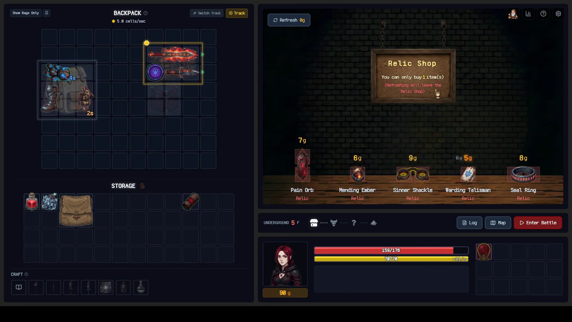 Floor 4 Rest Site & Relic Shop