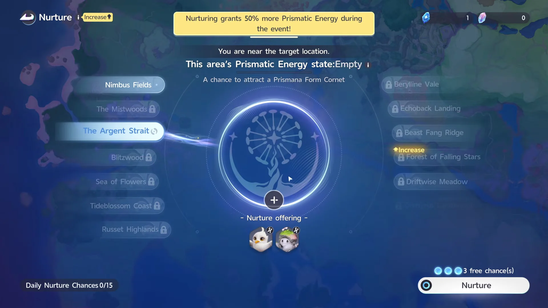 Nurture Menu