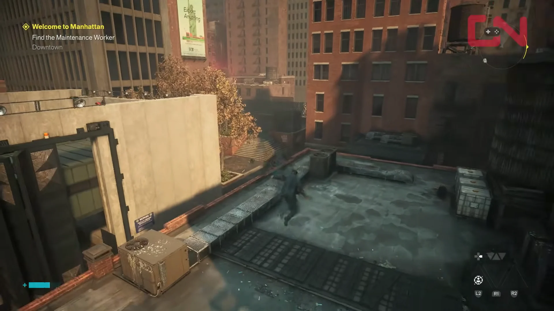 Traversing rooftops