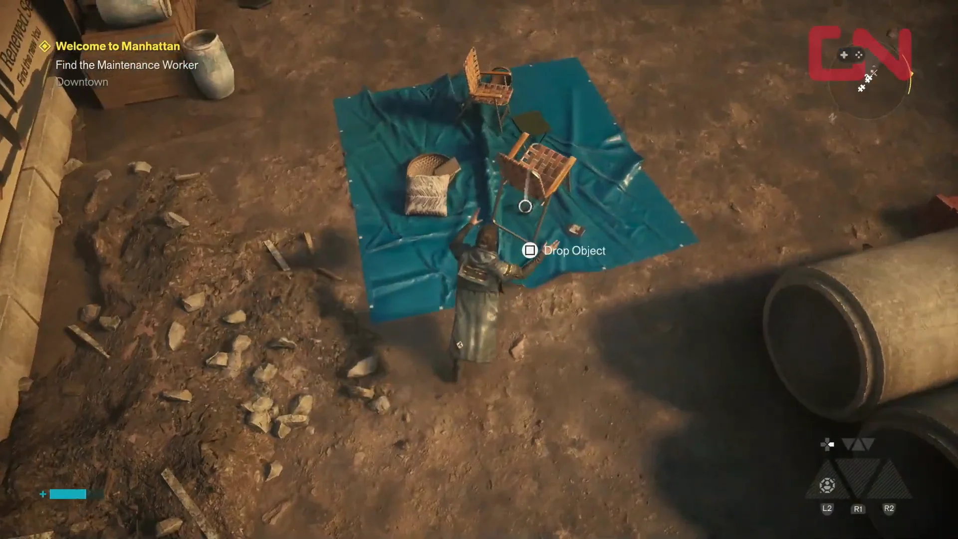 Placing the chair