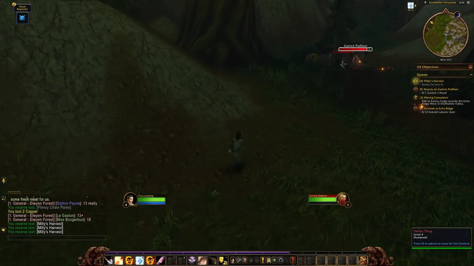 Approaching Garrick Padfoot