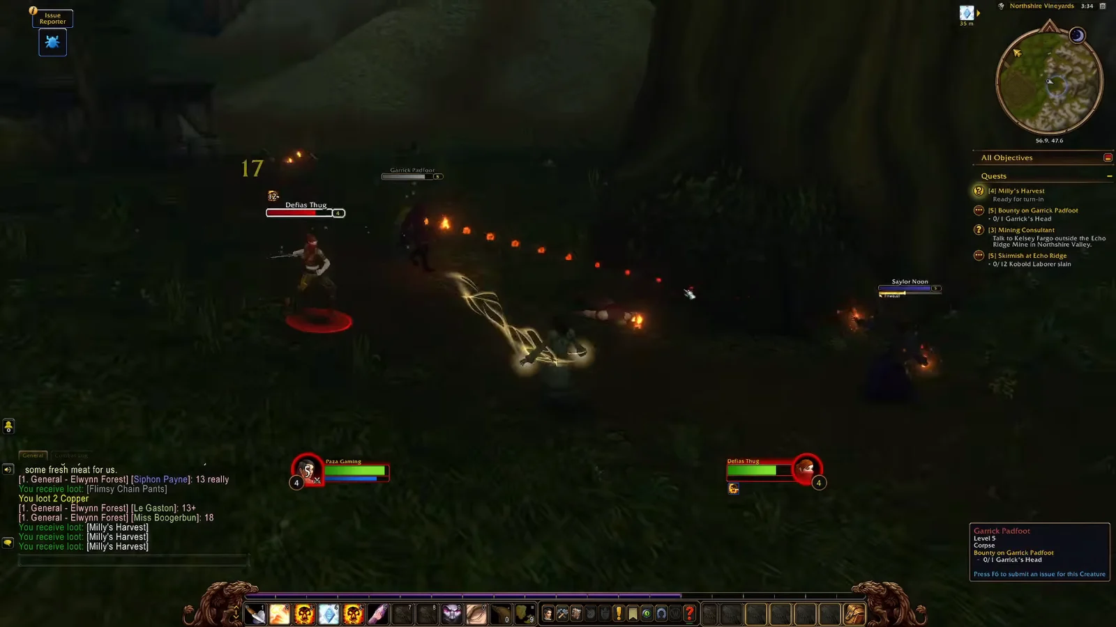 Fighting Garrick Padfoot