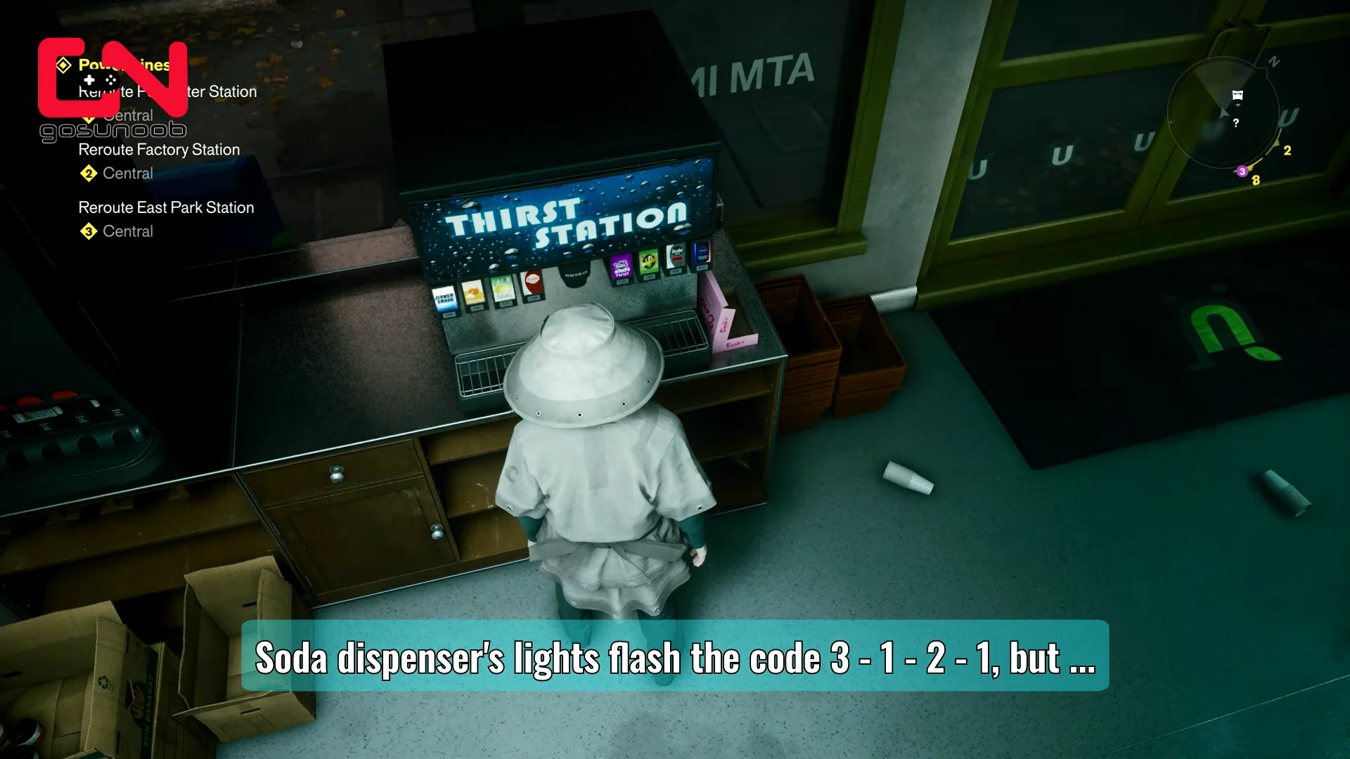 Inspecting Soda Dispenser