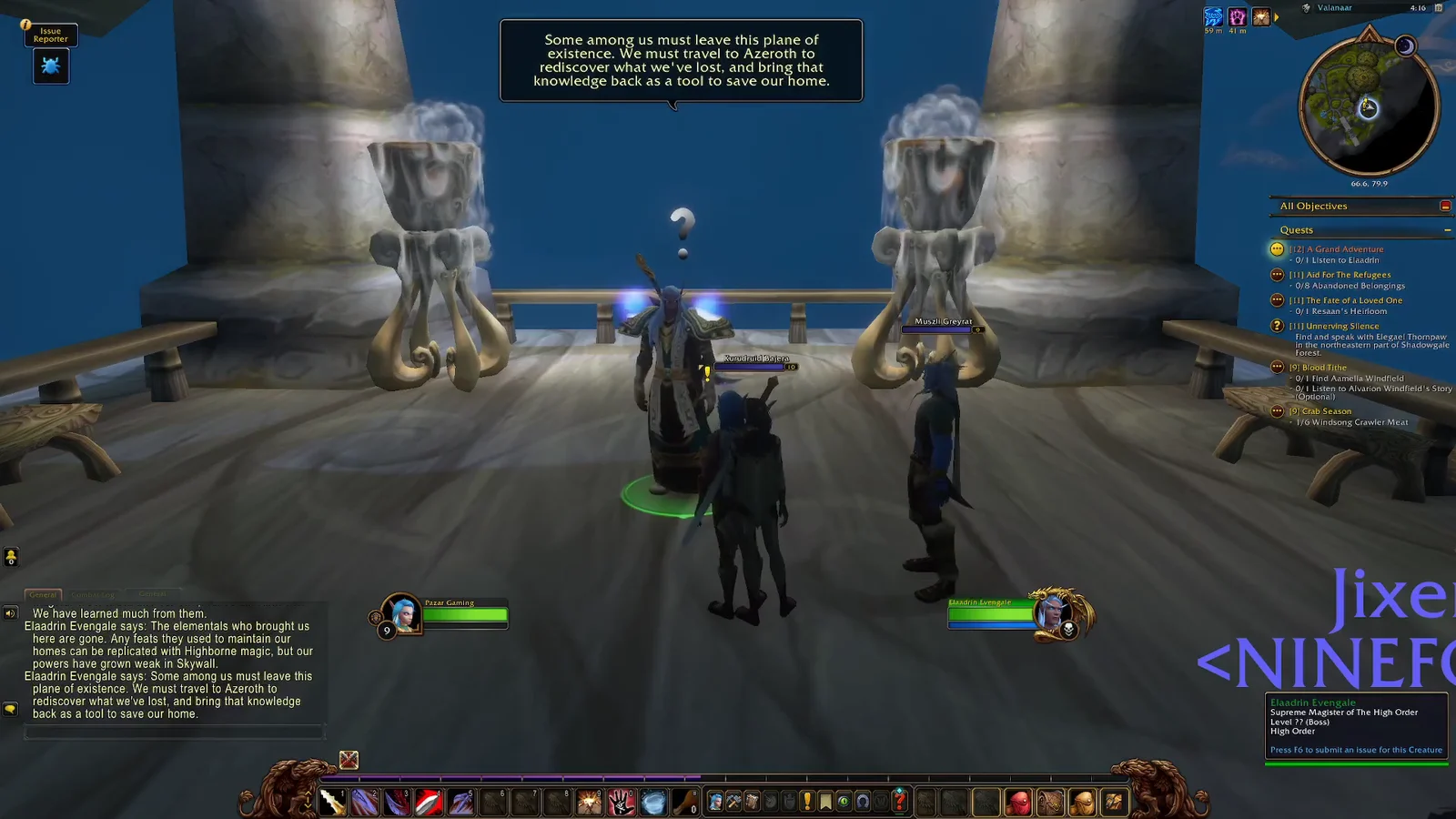 Listening to the High Order's Address